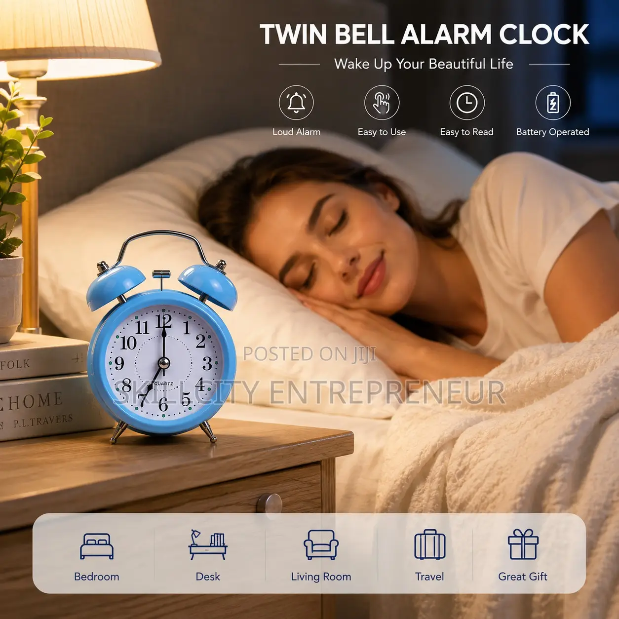 Twin Bell Alarm Clock