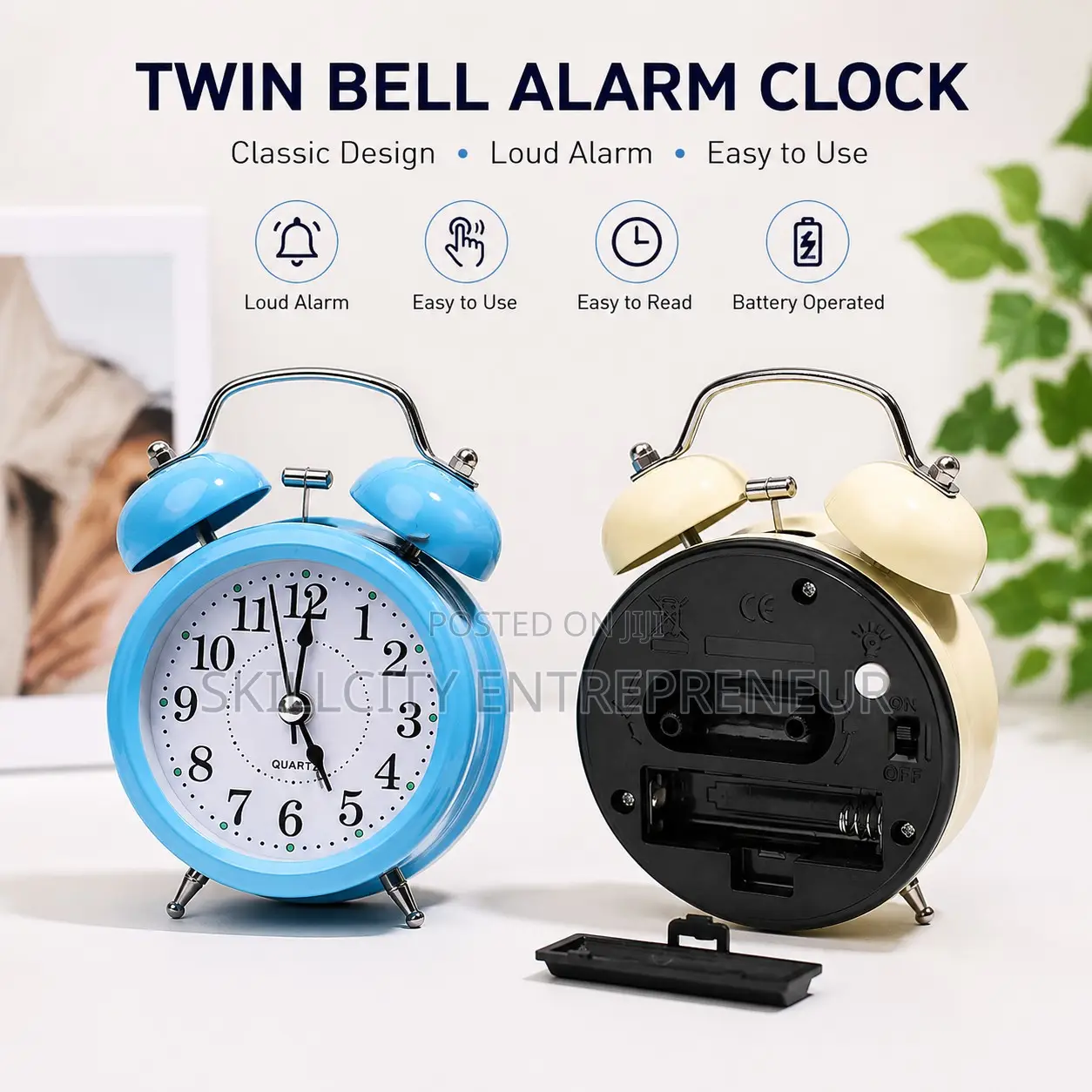 Twin Bell Alarm Clock