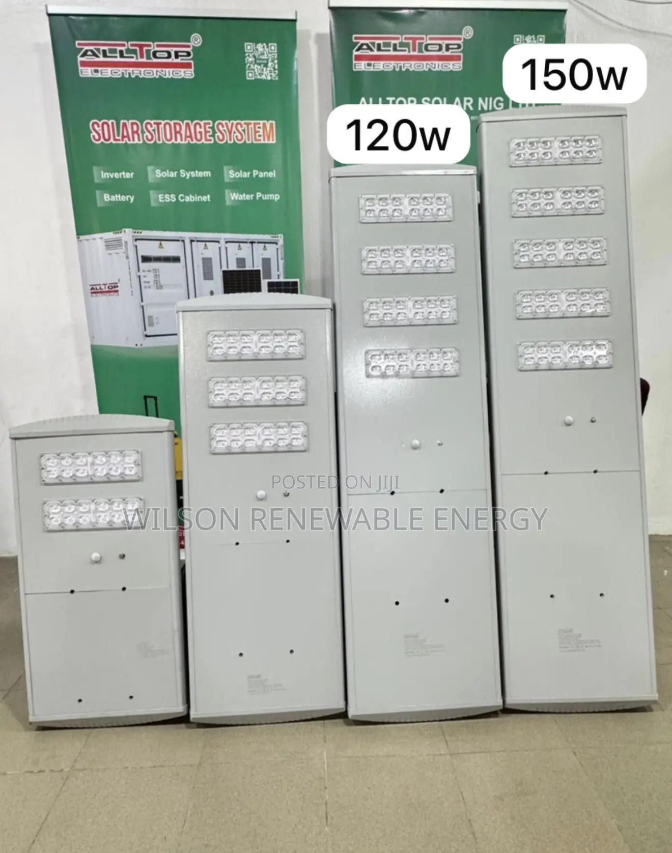 150w 5eyes Alltop Solar Street Light (Earthmover Series)