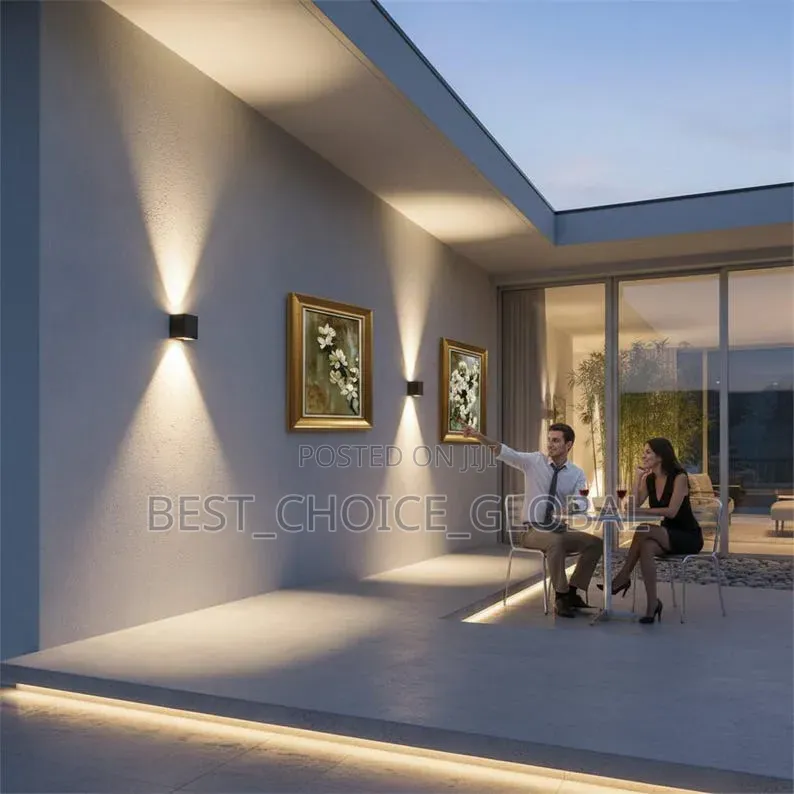 Modern Outdoor Led Wall Light, Adjustable Beam Sconce, Ip65 Porch Lamp
