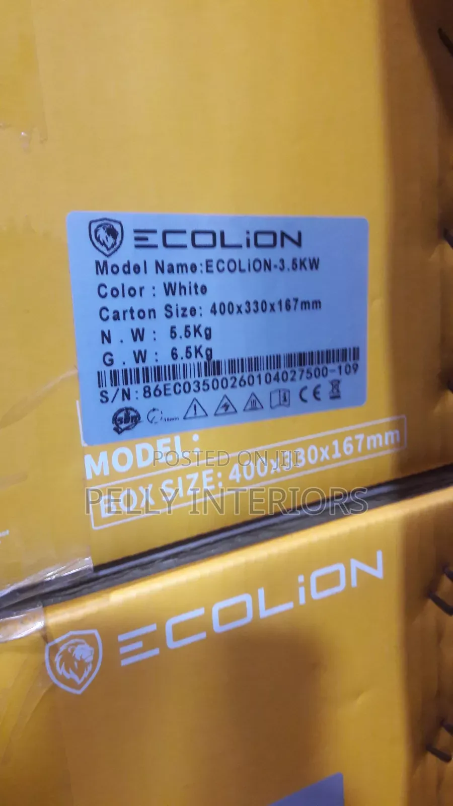 Ecolion Solar Hybrid Inverter 3.2kva 24volts