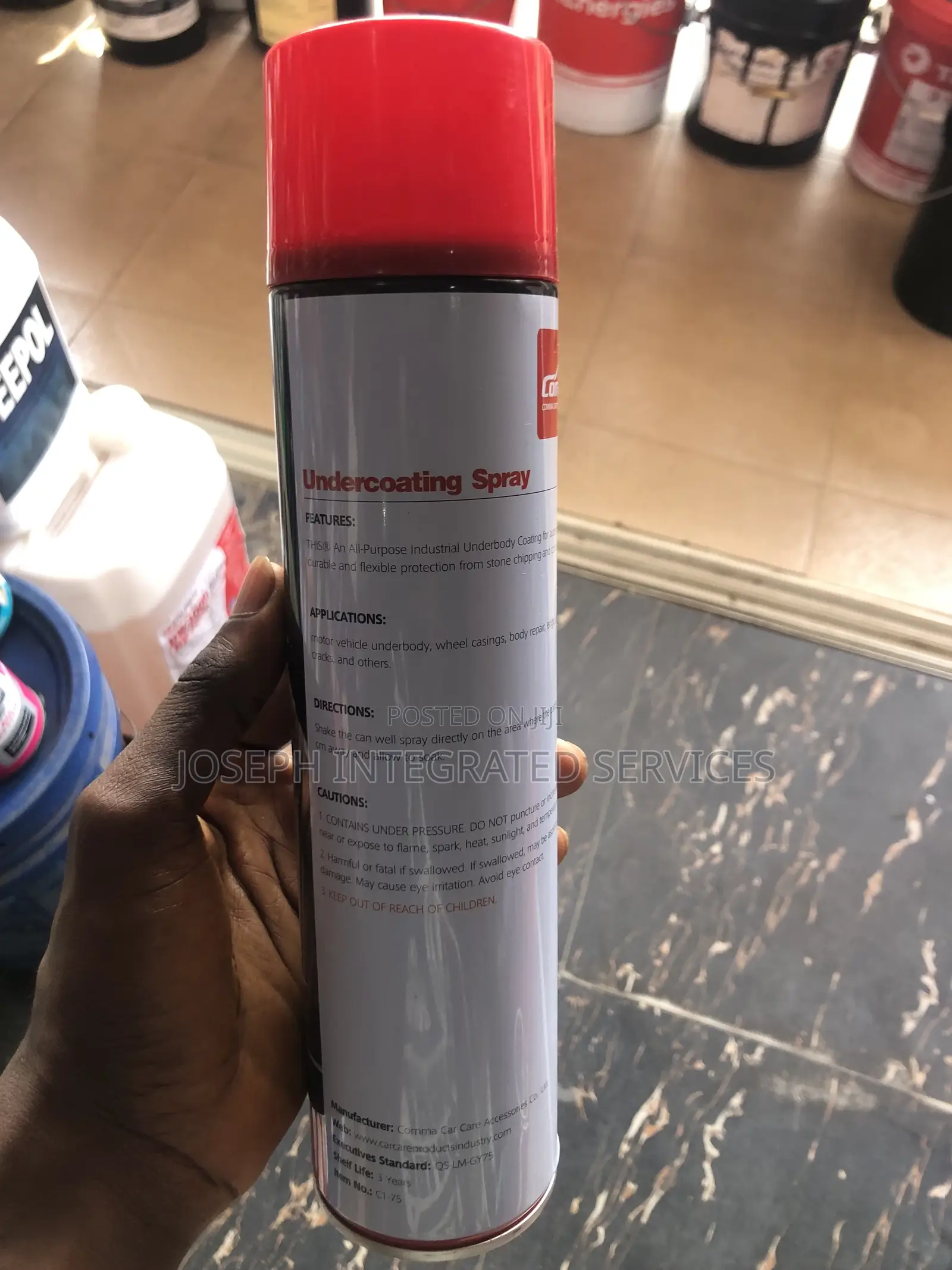 Comma Car Care Undercoating Spray