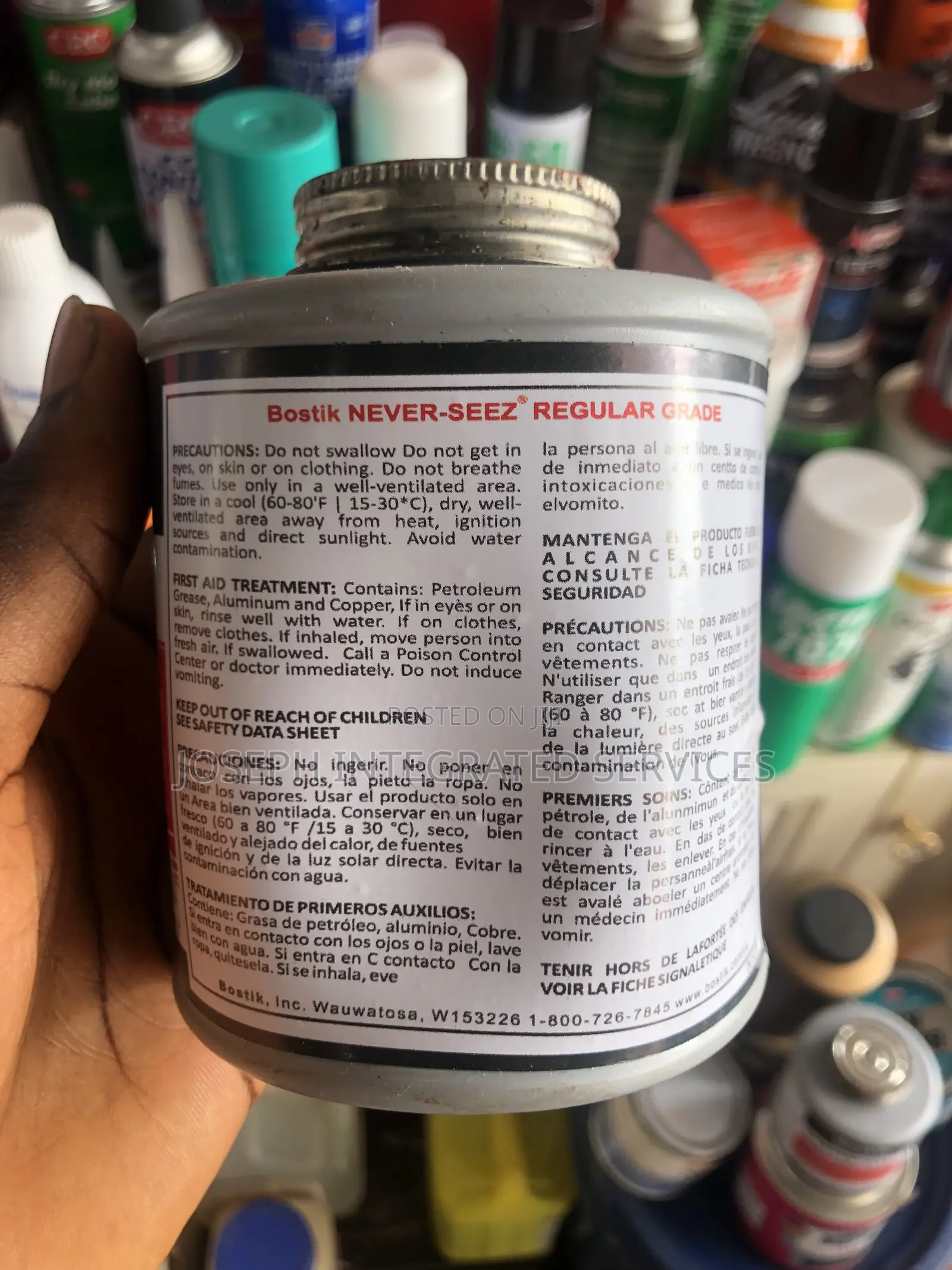 Bostik Never-Seez Regular Grade Anti-Seize and Lubricating Compound