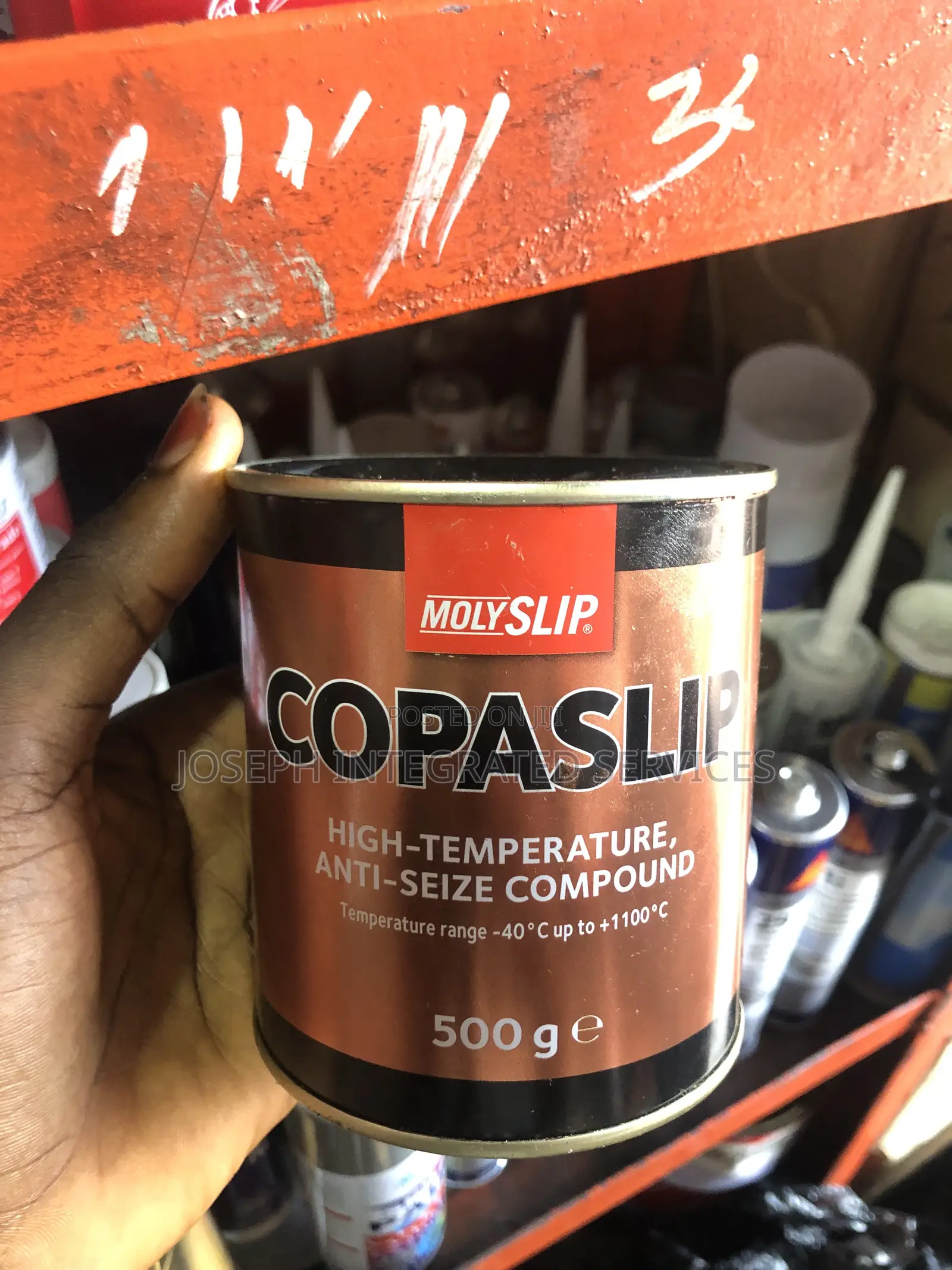 Molyslip Copaslip, a High-Temperature, Anti-Seize Compound