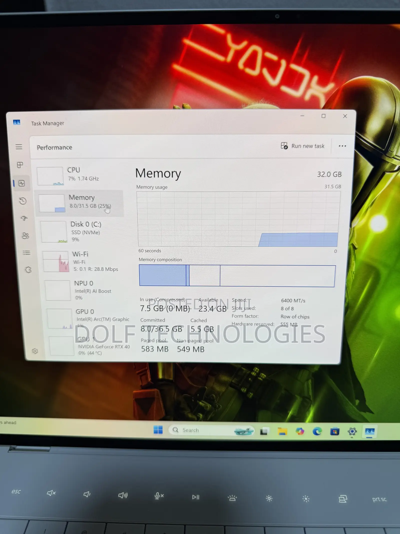 Laptop Dell XPS 16 9640 32GB Intel Core Ultra 9 SSD 1T