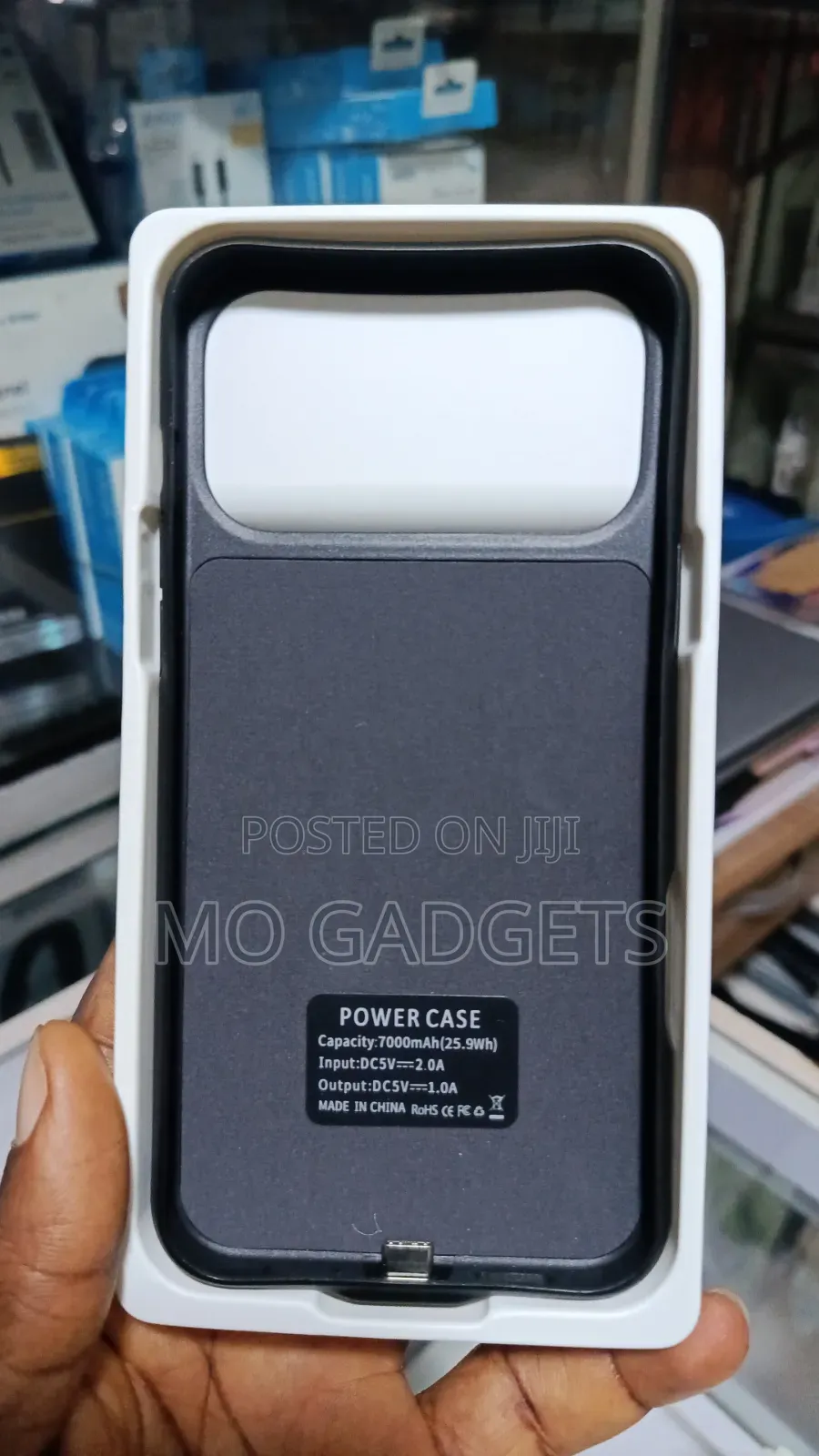 17promax,17pro, 17air Power Bank Case (7000mah ) Capacity