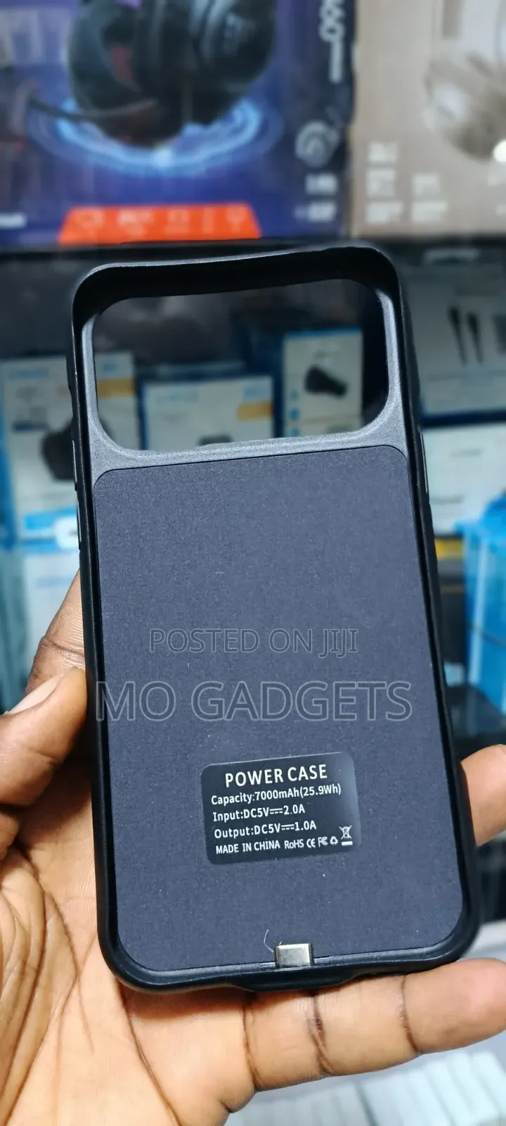 17promax,17pro, 17air Power Bank Case (7000mah ) Capacity