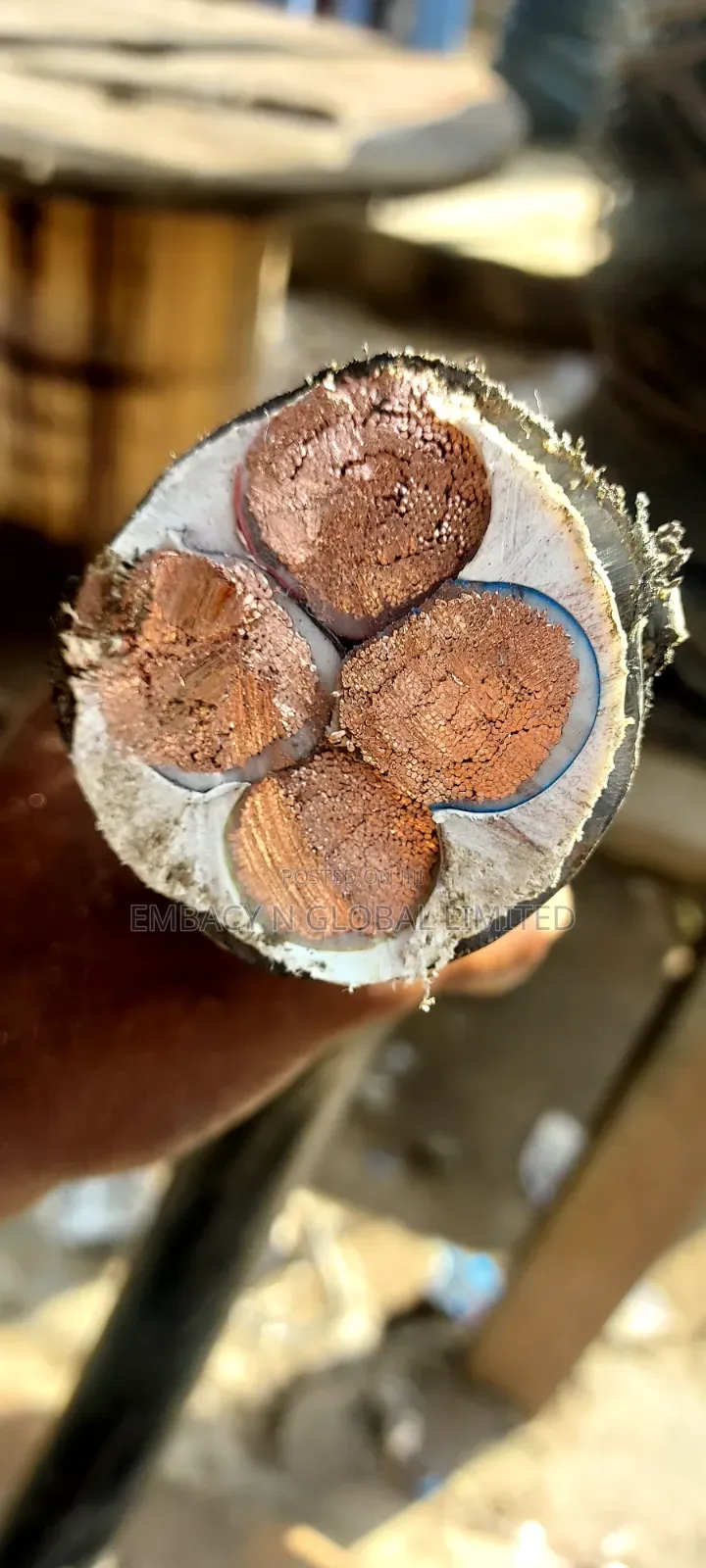 150mm 4core Flexible Nigeria Cable Coleman