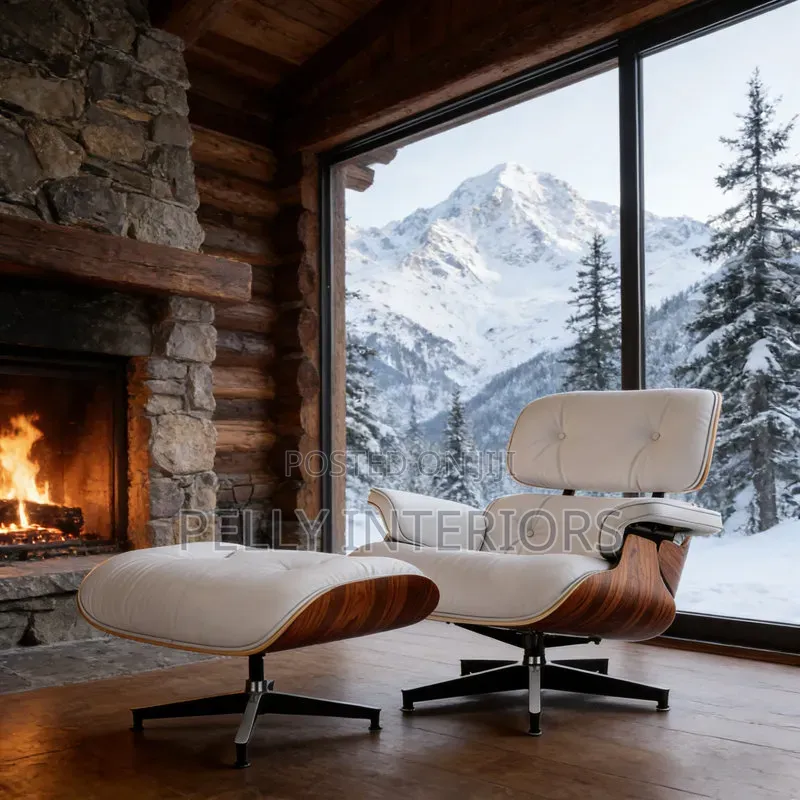 Pelly Minimalist Ottoman Chair