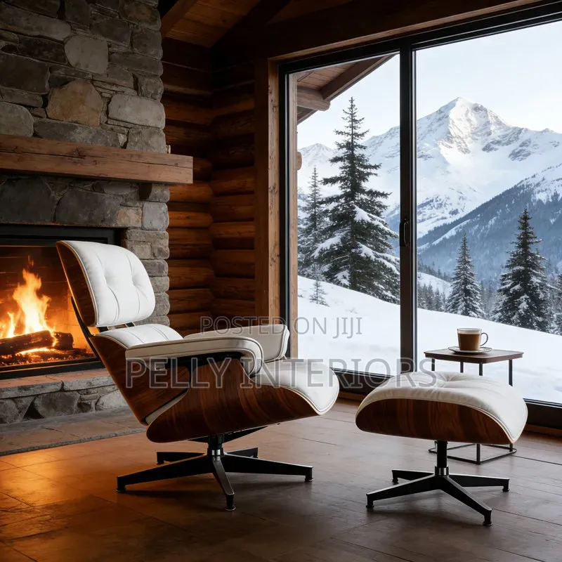 Pelly Minimalist Ottoman Chair
