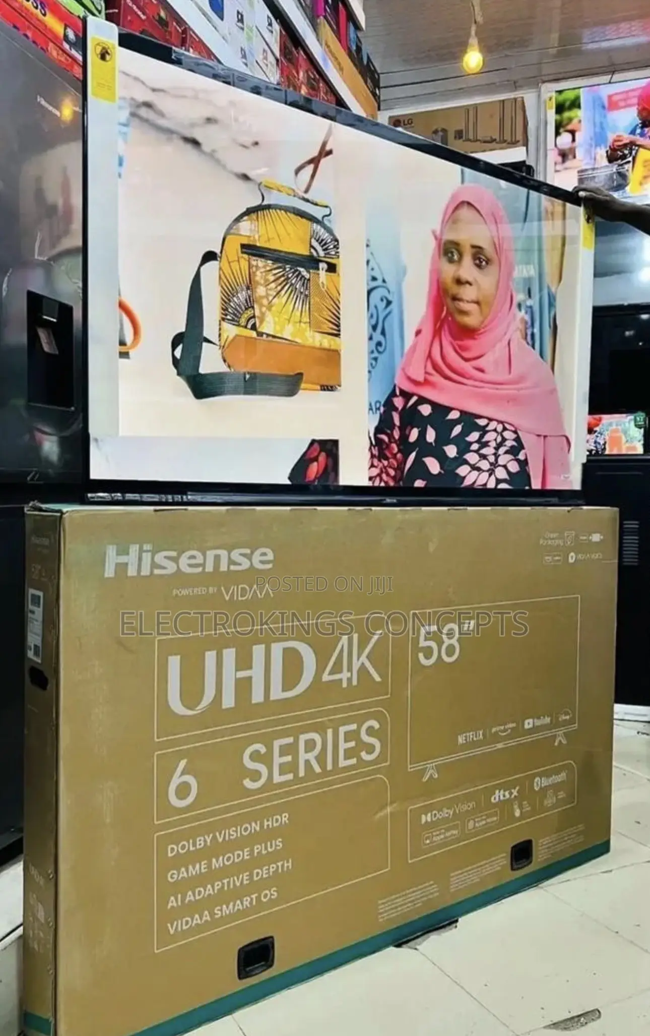 Brand New Hisense 58inch Uhd Smart Television With Netflix | Tv 58a6n