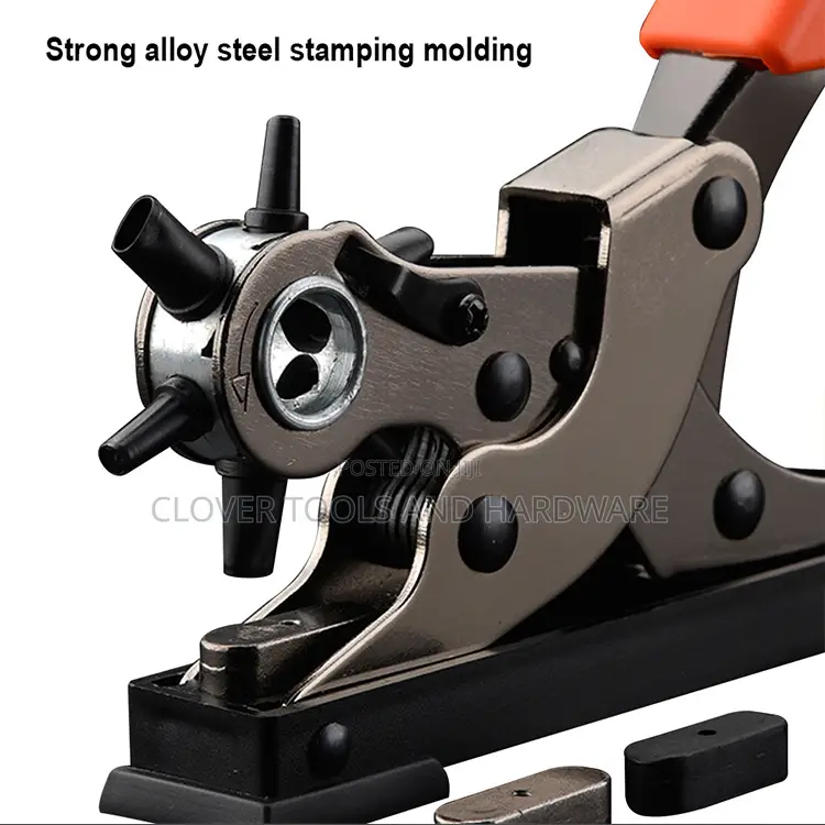 Harden Original Pro Rotary Revolving Leather Hole Punch 560715