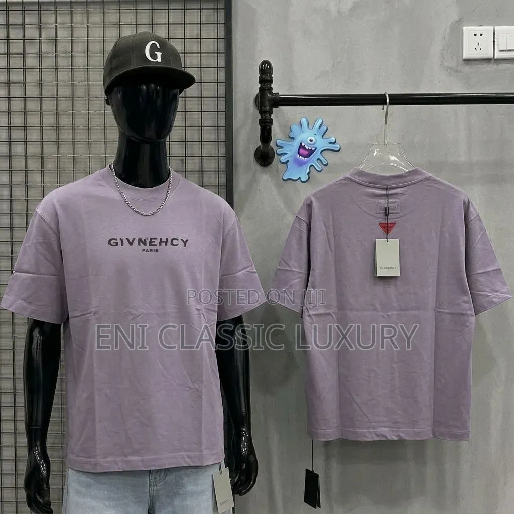 Givenchy Luxury Men's Round Neck Best Quality Well Banded