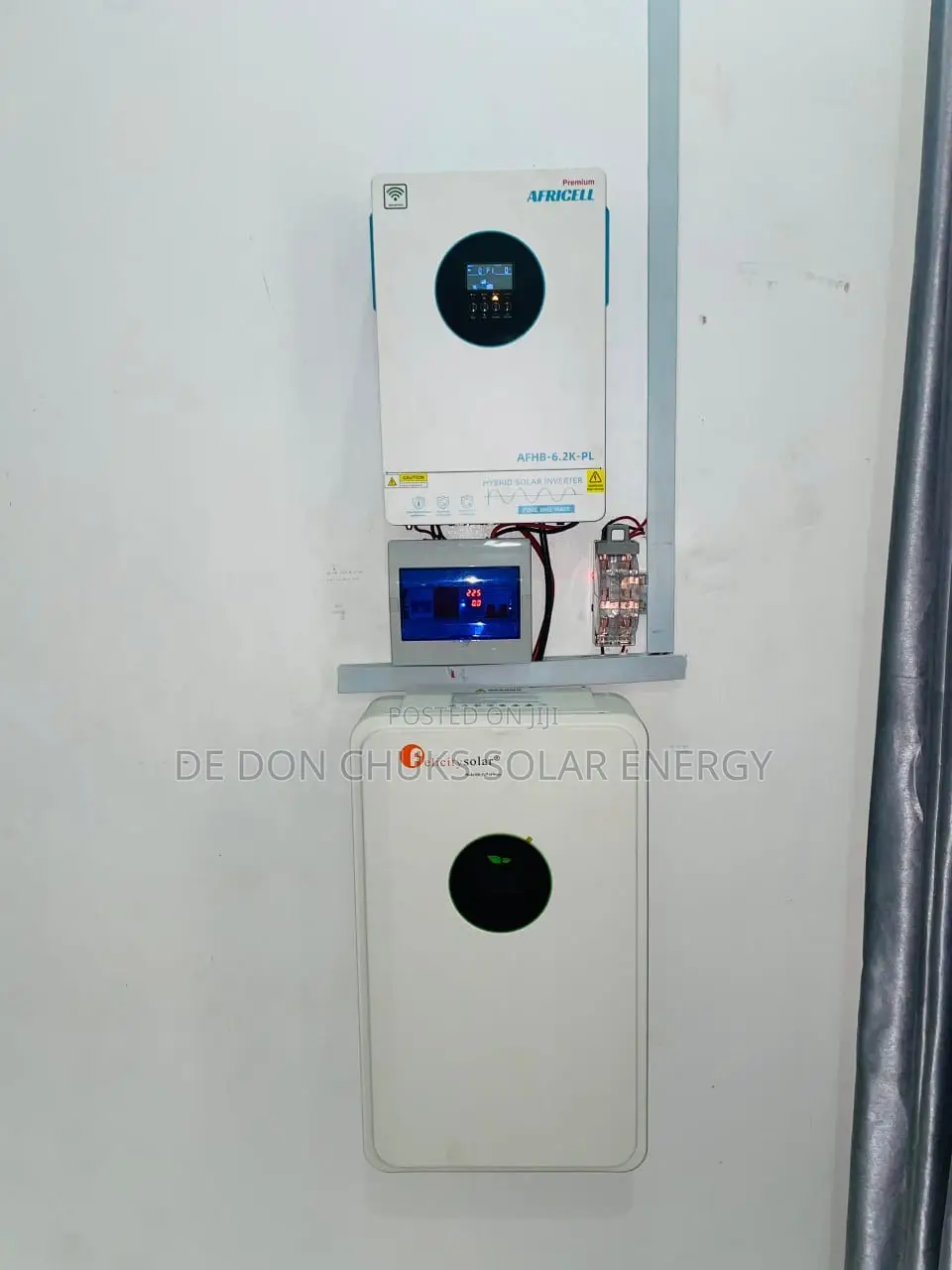 Full Installation of 48v. 6.2kva ,10kwh and 8pics of Panels
