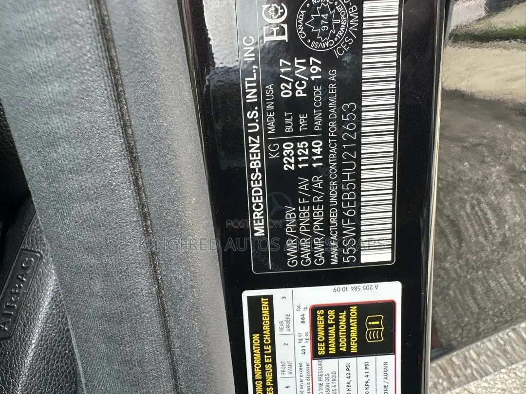 Mercedes-Benz C43 2017 Black