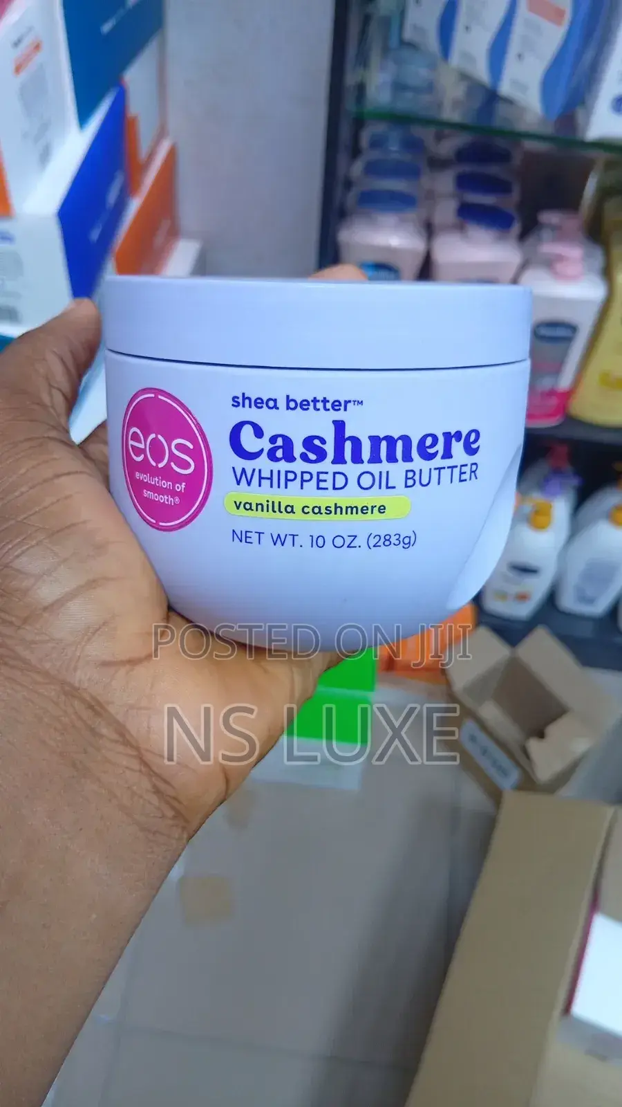 Eos Cashmere Body Oil and Whipped Oil Butter 29500 Each