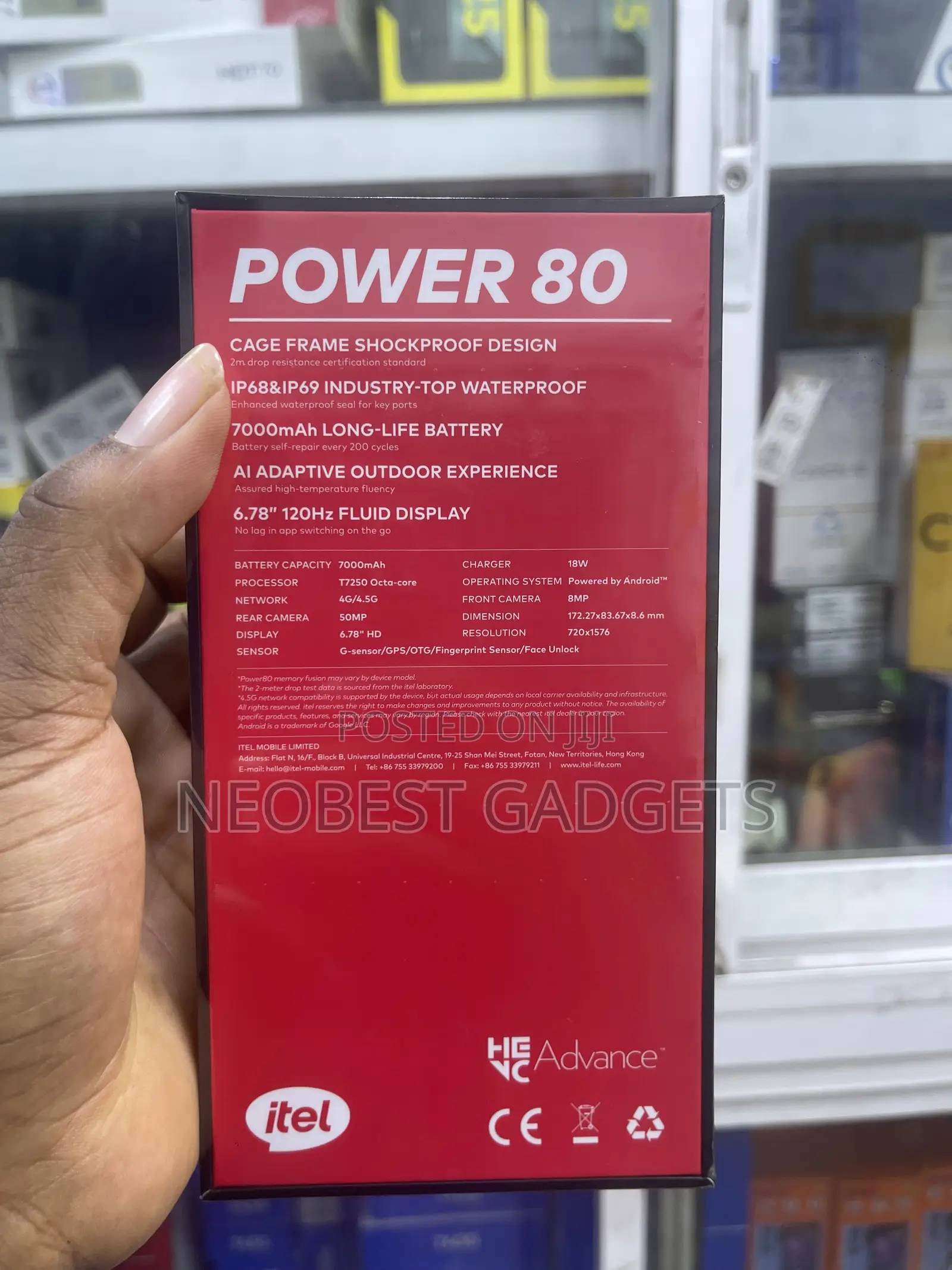 New Itel Power 70 128 GB