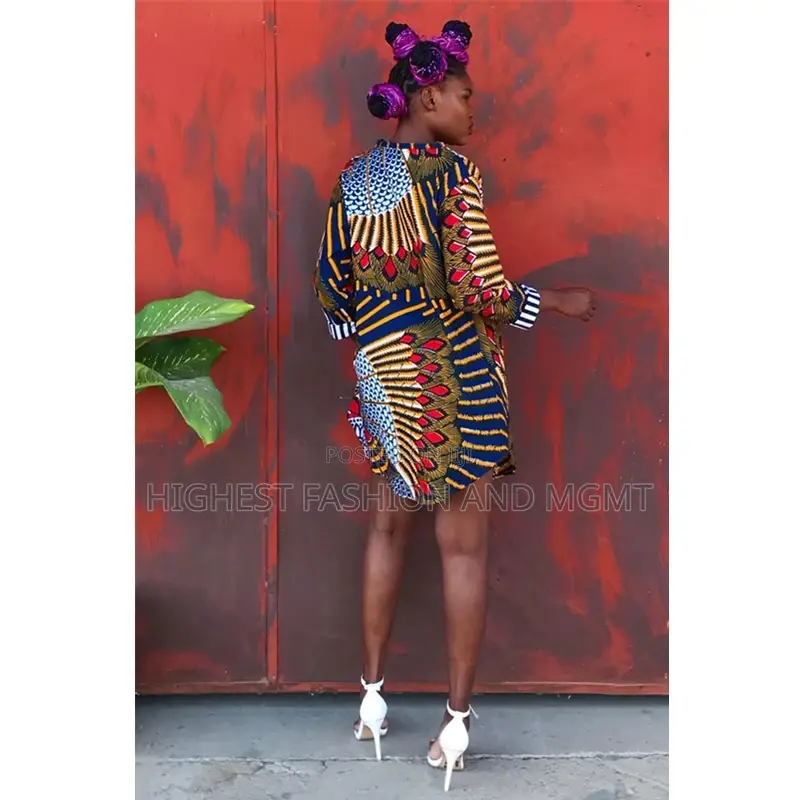 Long Shirt Print Dress