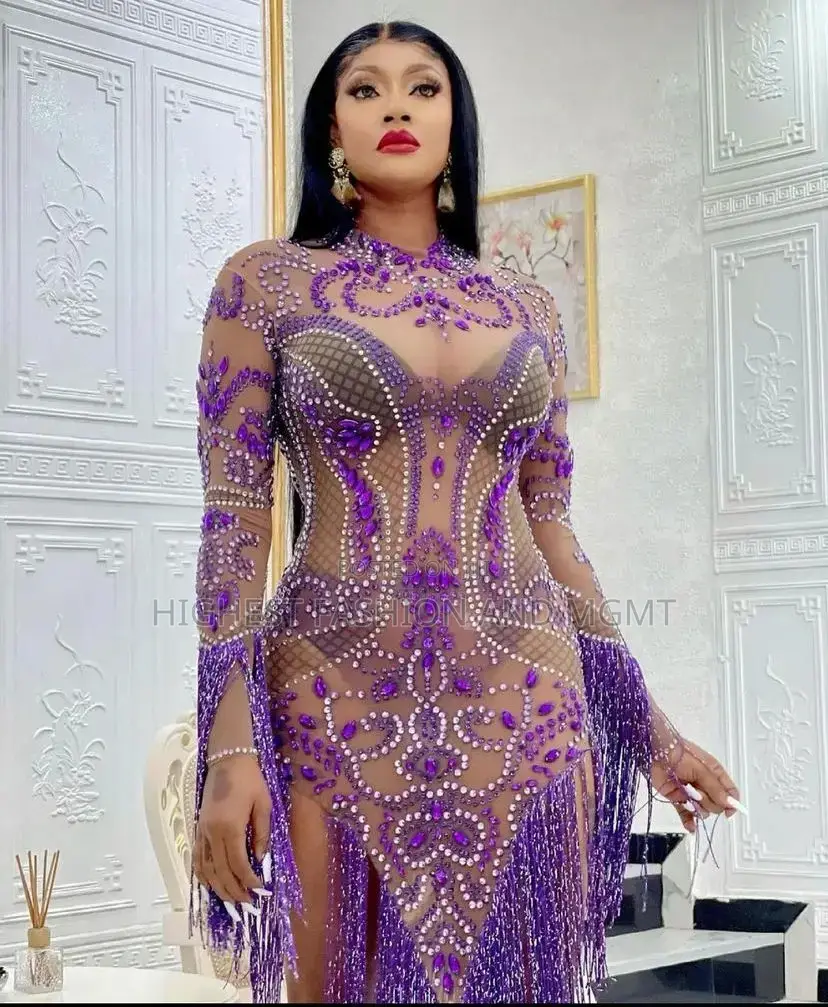 Long Sleeve High Waist Asymmetrical Dress