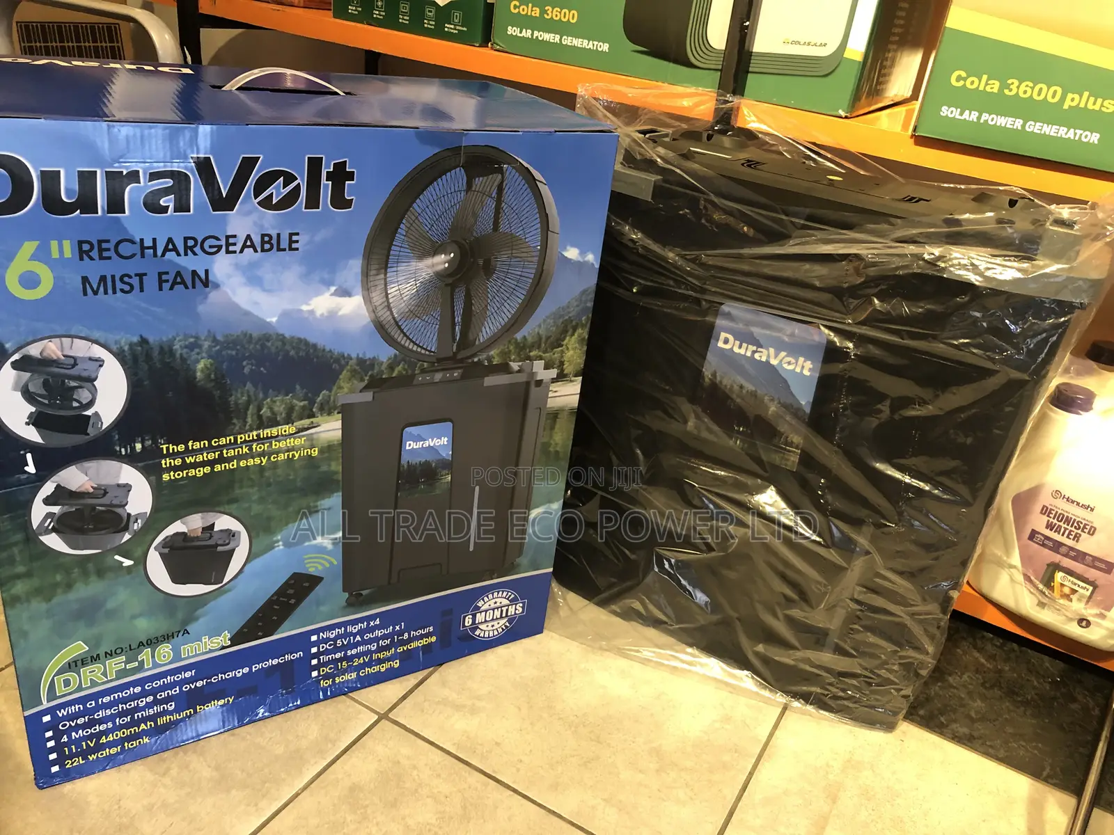 Duravolt 16inch Mist Fan Highly Durable