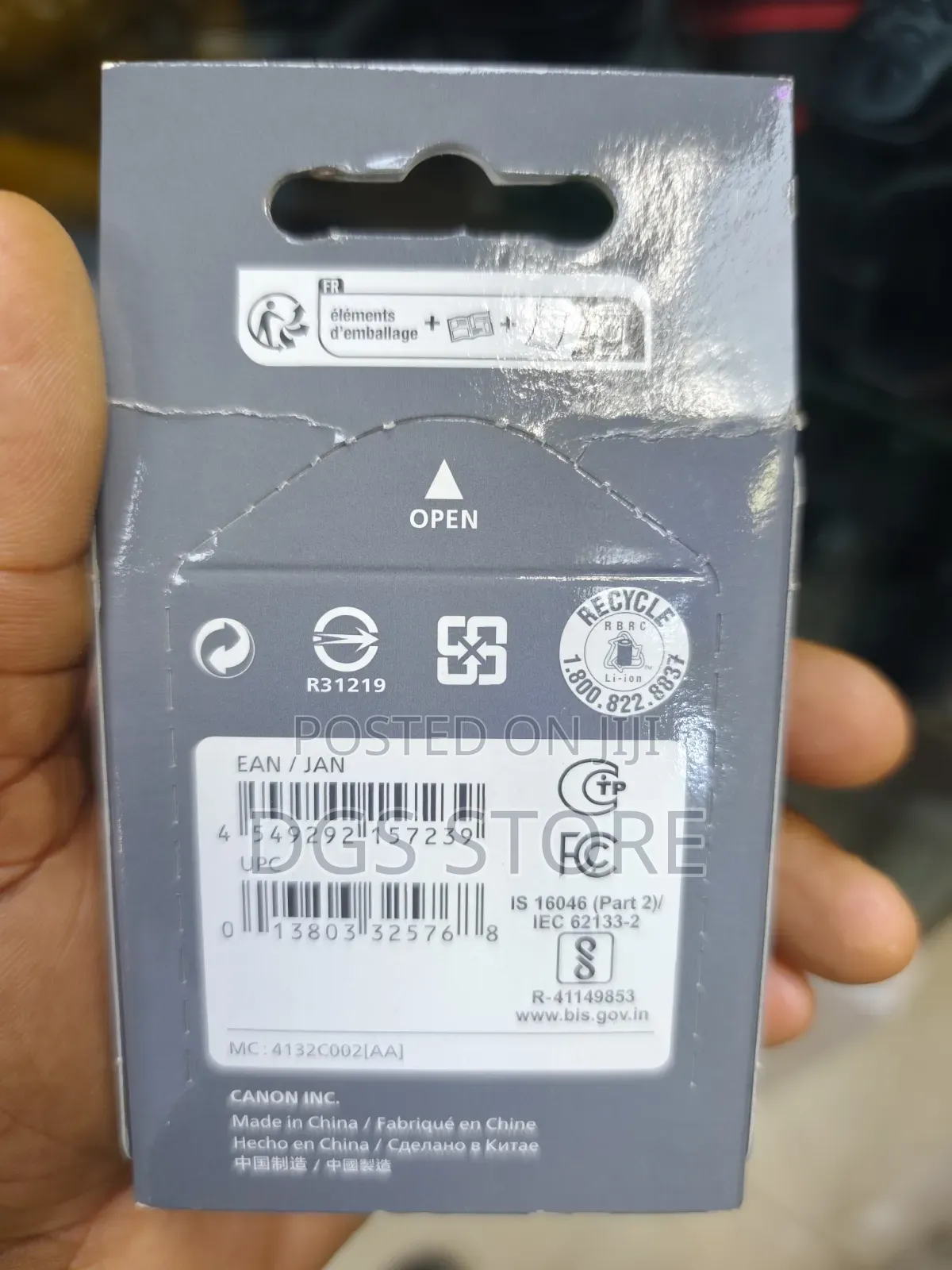 Original Canon Lp E6nh Camera Battery