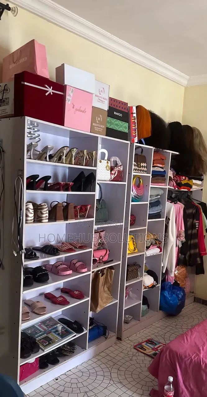2 Units of Shoe and Bag Racks