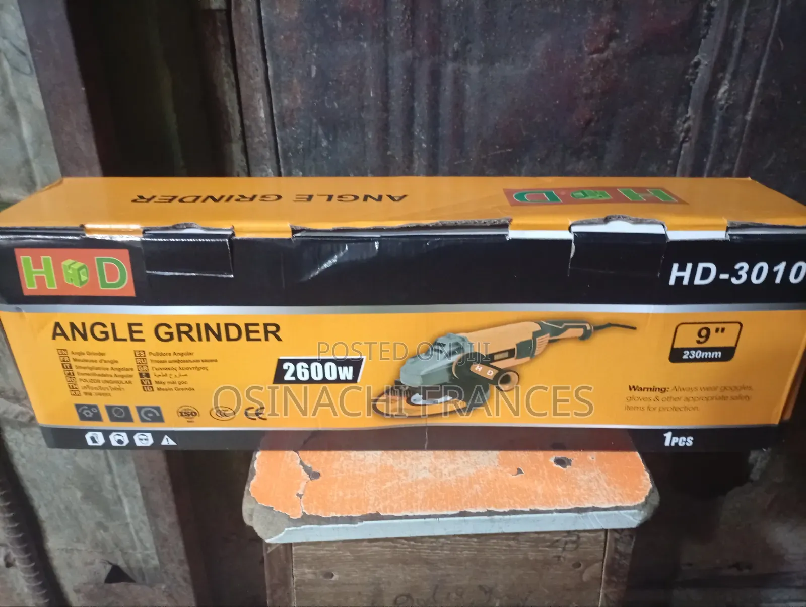 9 Inch Hd Original Angle Grinder Machine 2600w