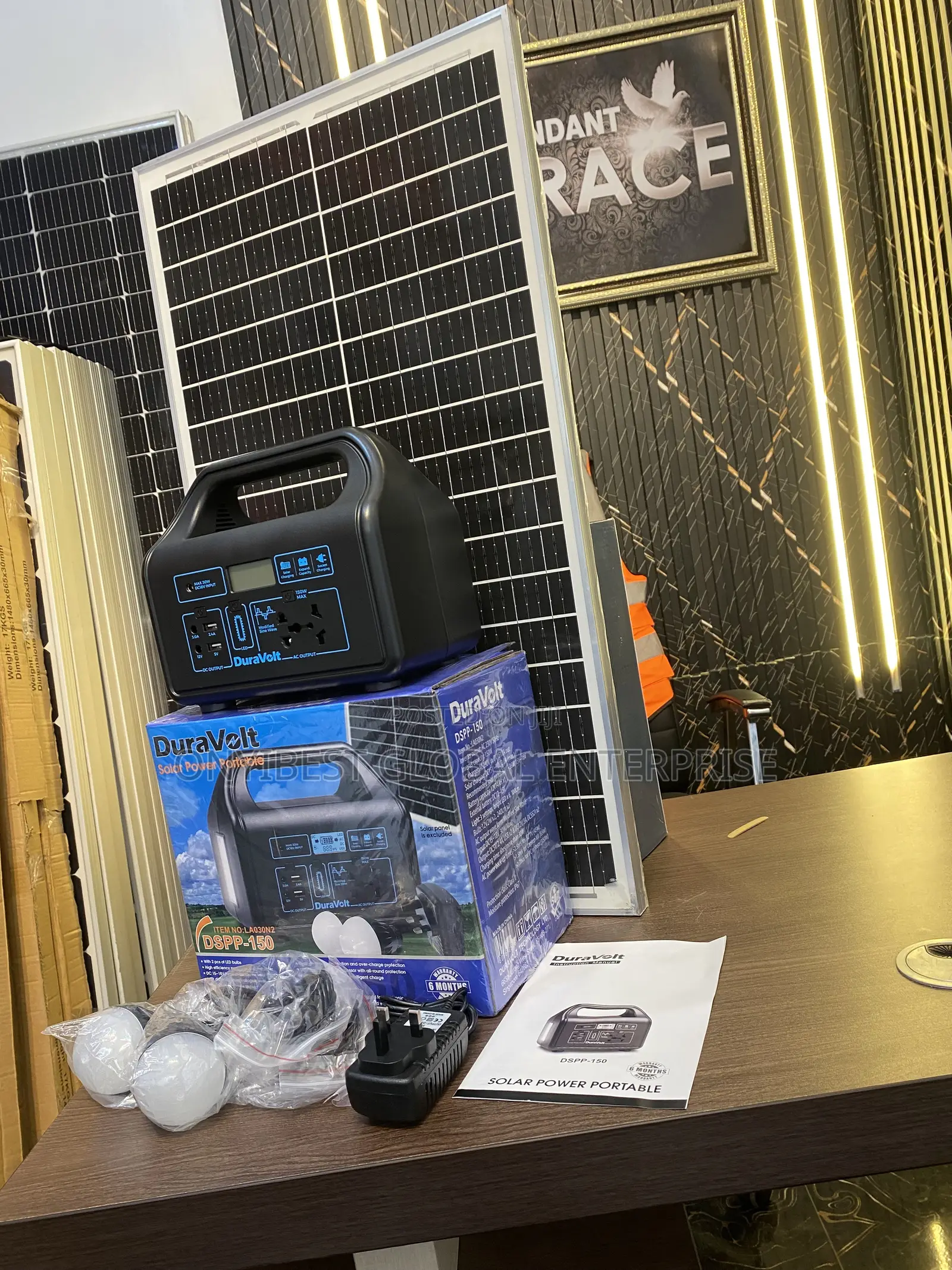 Mini Solar Generator for Camping Emergency Backup