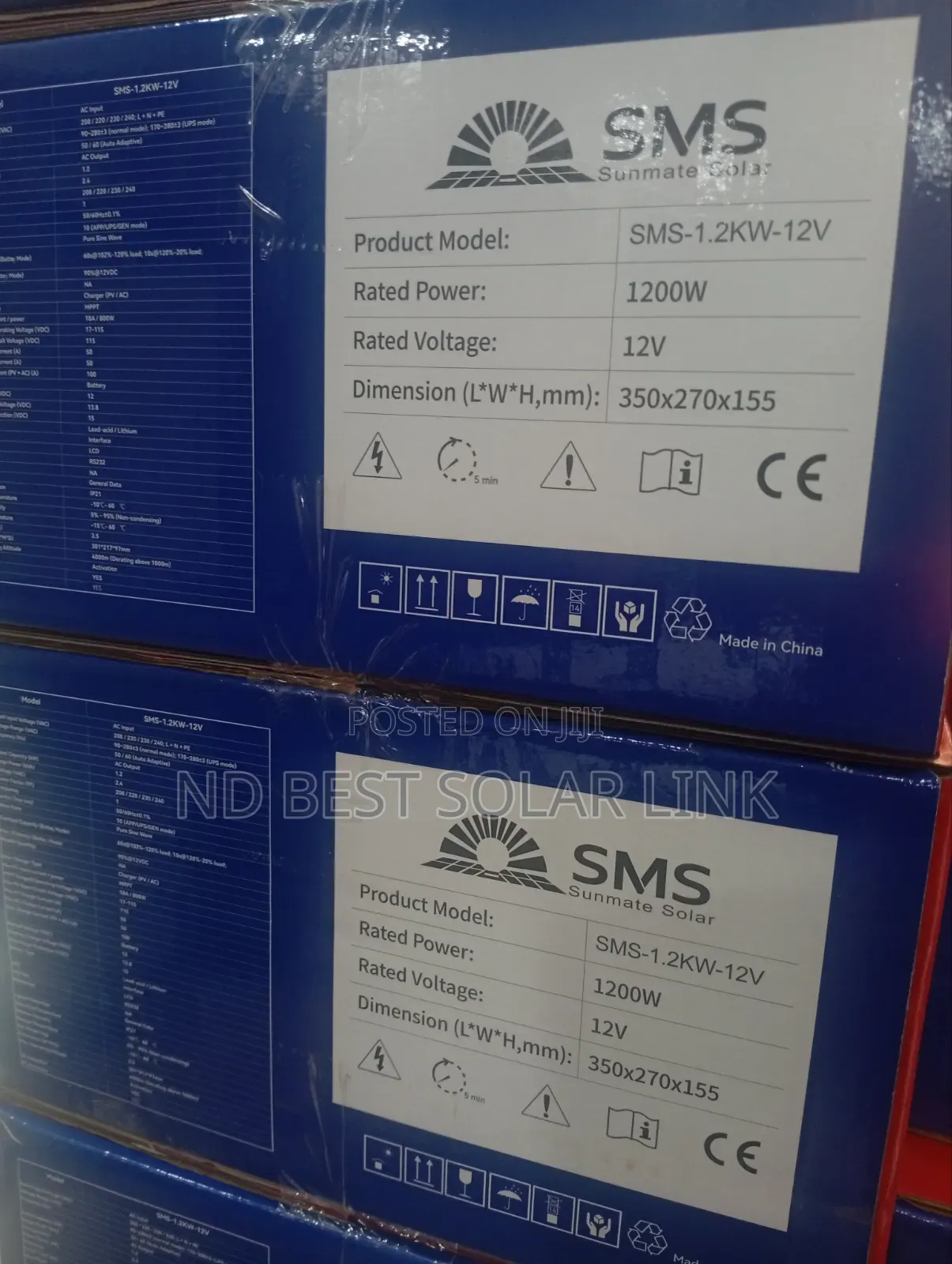 1.2kw 12v SMS Hybrid Inverter