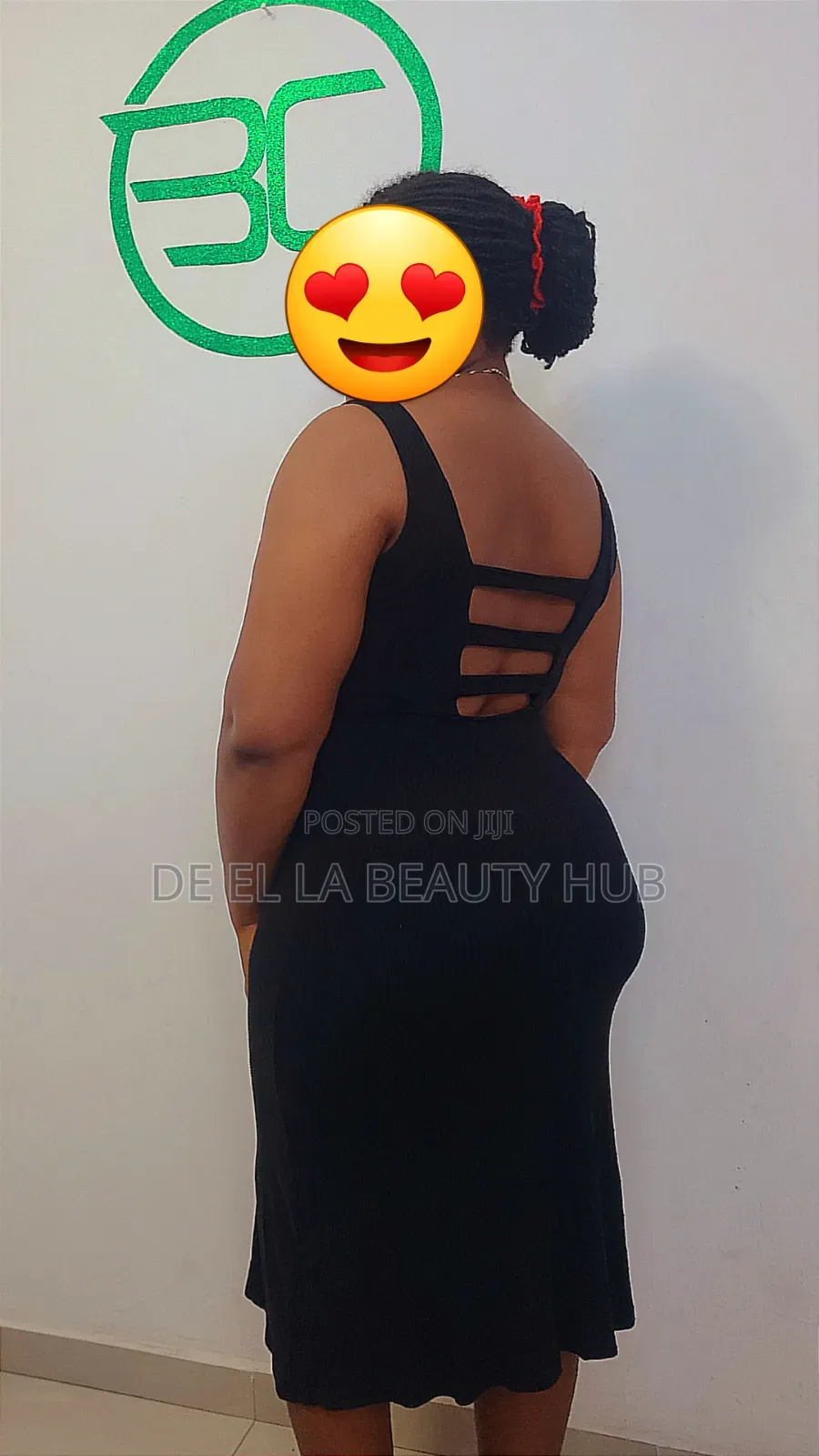 Black Midi Bodycon Dress