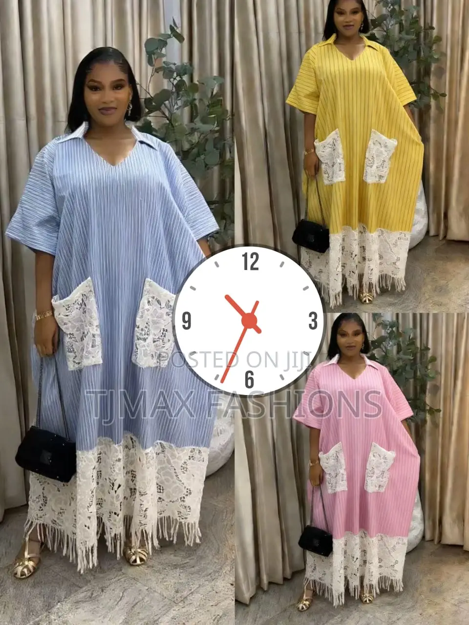 Casual Boubou Dresses- Fashion (6pcs)