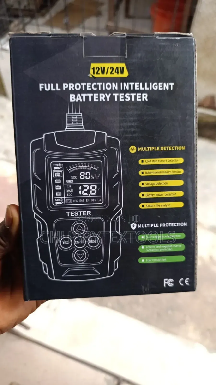 12/24v Full Protection Intelligent Battery Tester