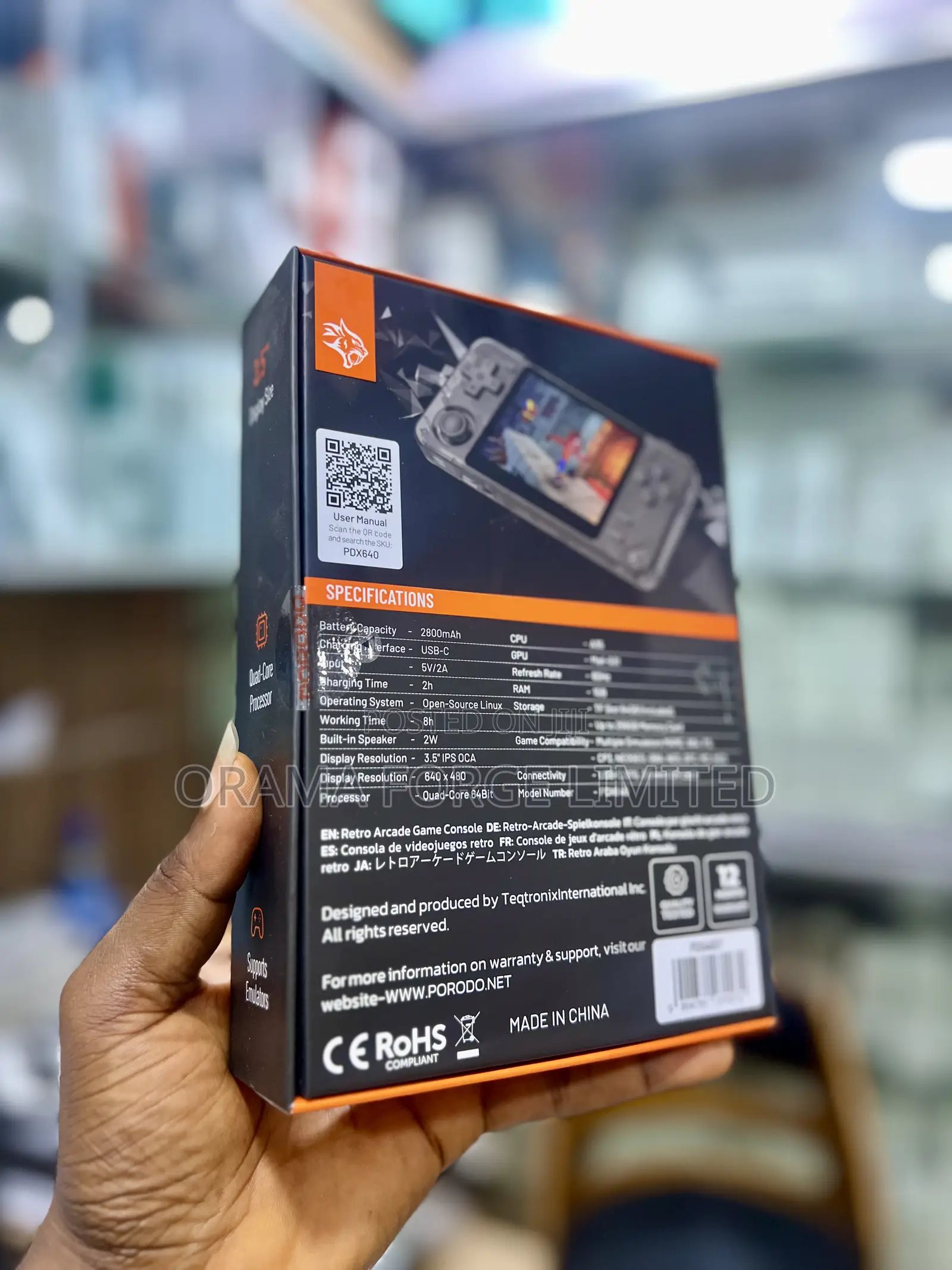 Handheld Gaming Console