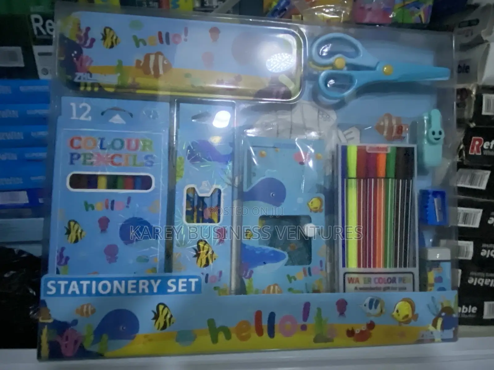 All in One Pencil Set of Different Colors and Items for Children