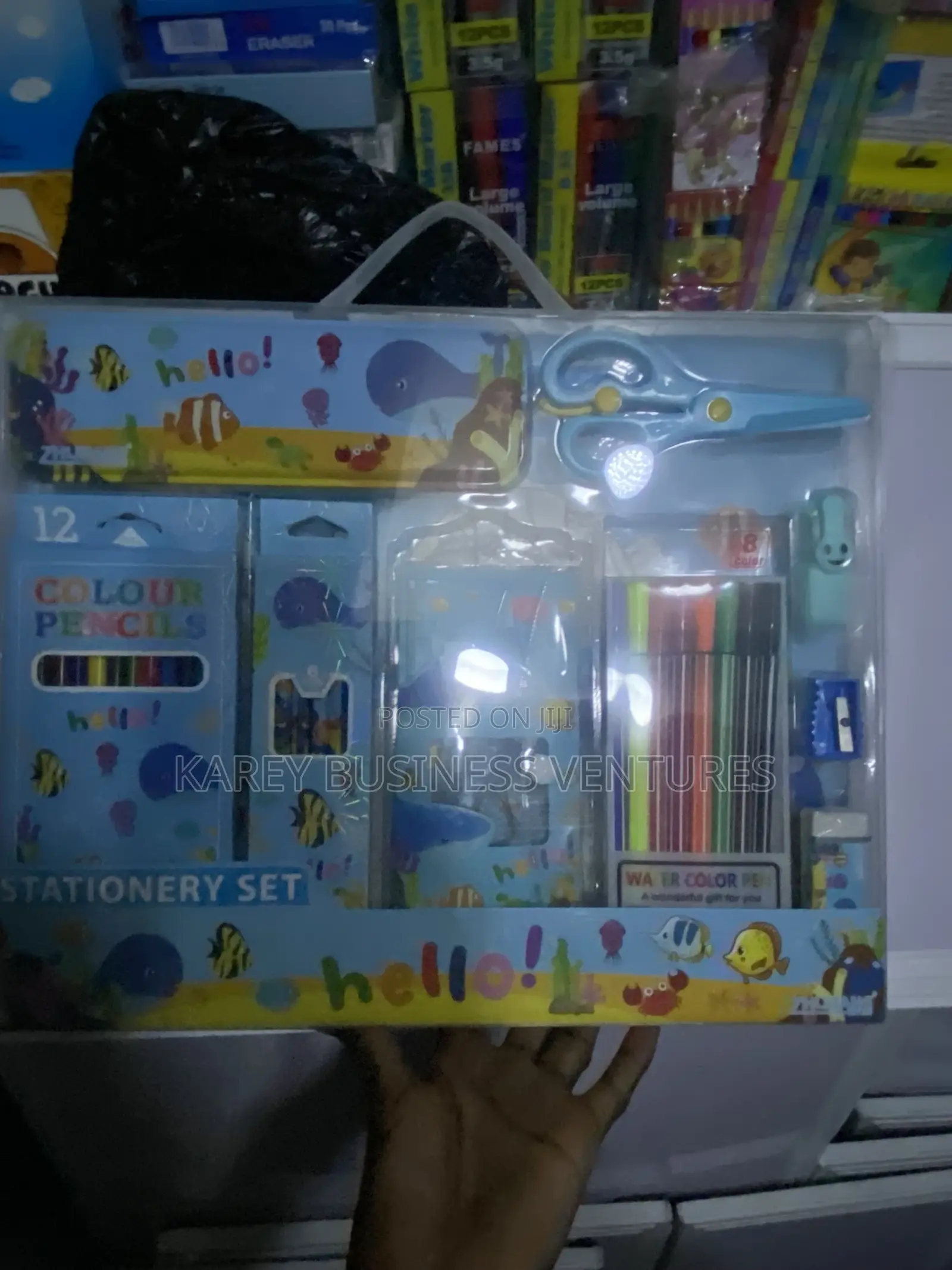 All in One Pencil Set of Different Colors and Items for Children