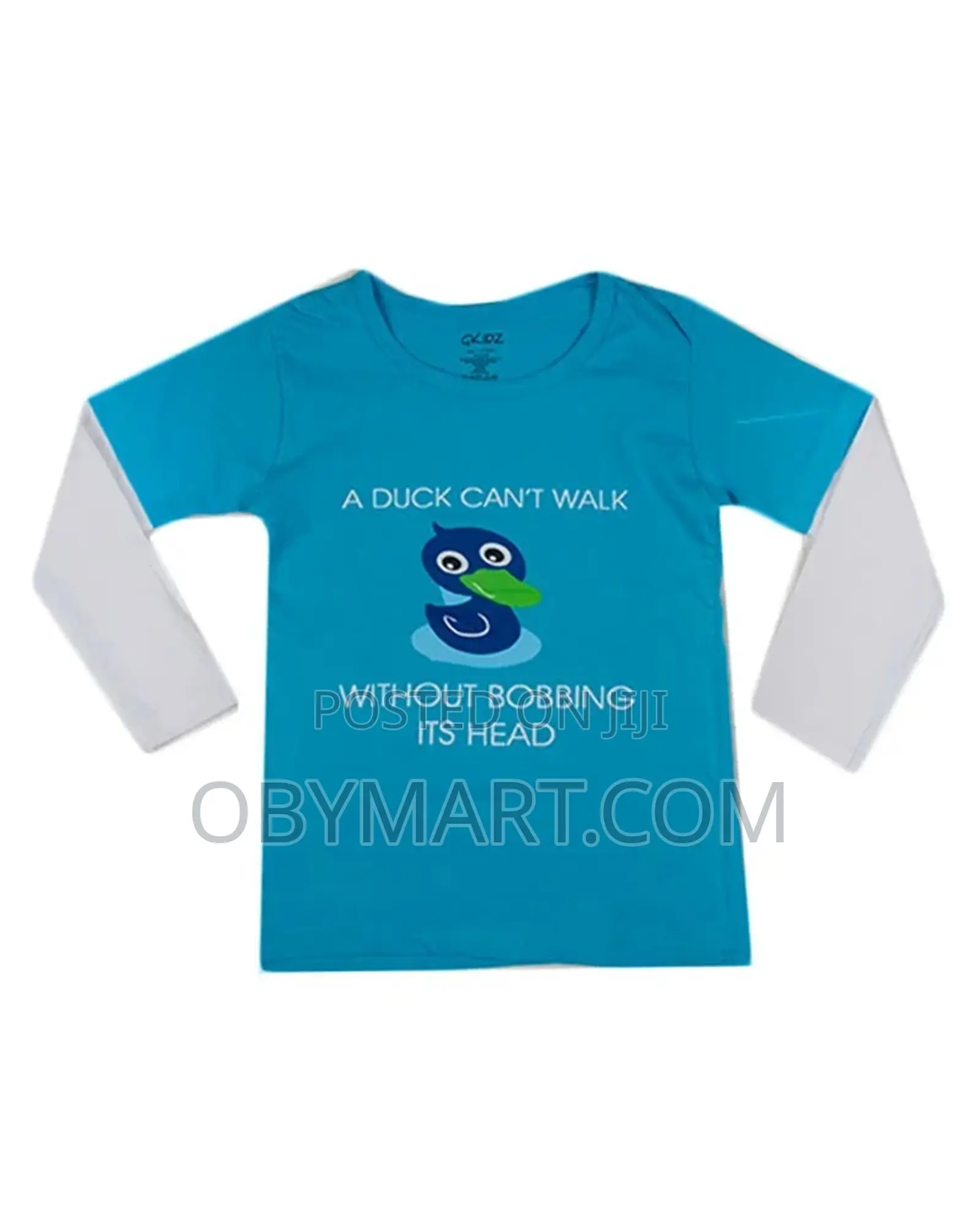Duck Bobbed Its Head While Walking Top-Blue