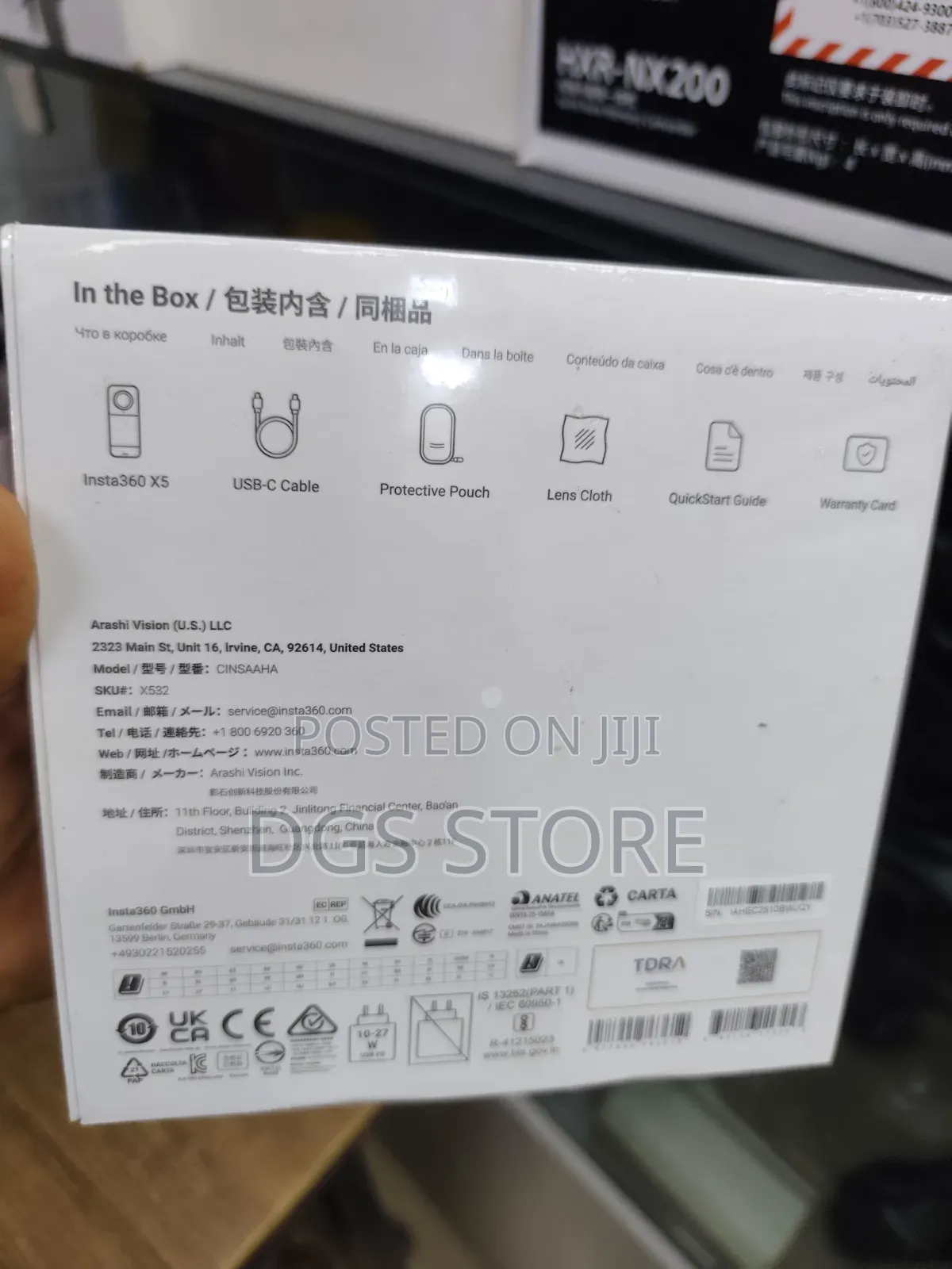 Insta360 X5 360 Action Cam Limited Edition Satin White