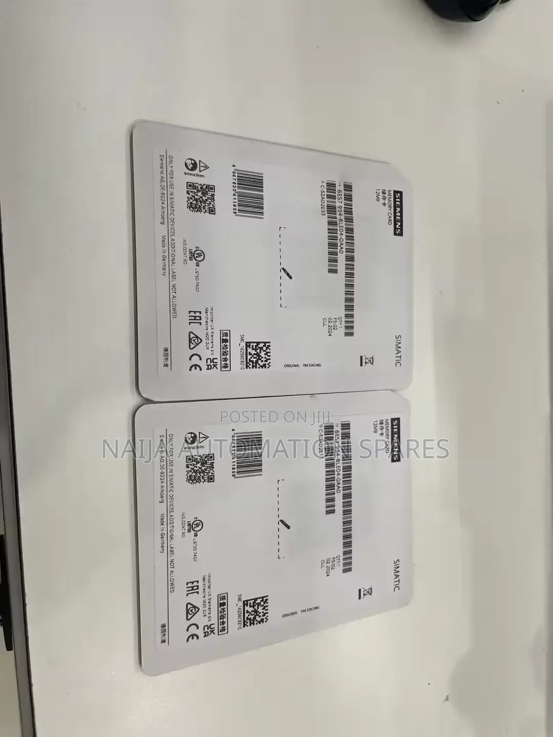 6es7954-8le01-0aa0 | Siemens Simatic S7 Memory Cards, 12mb