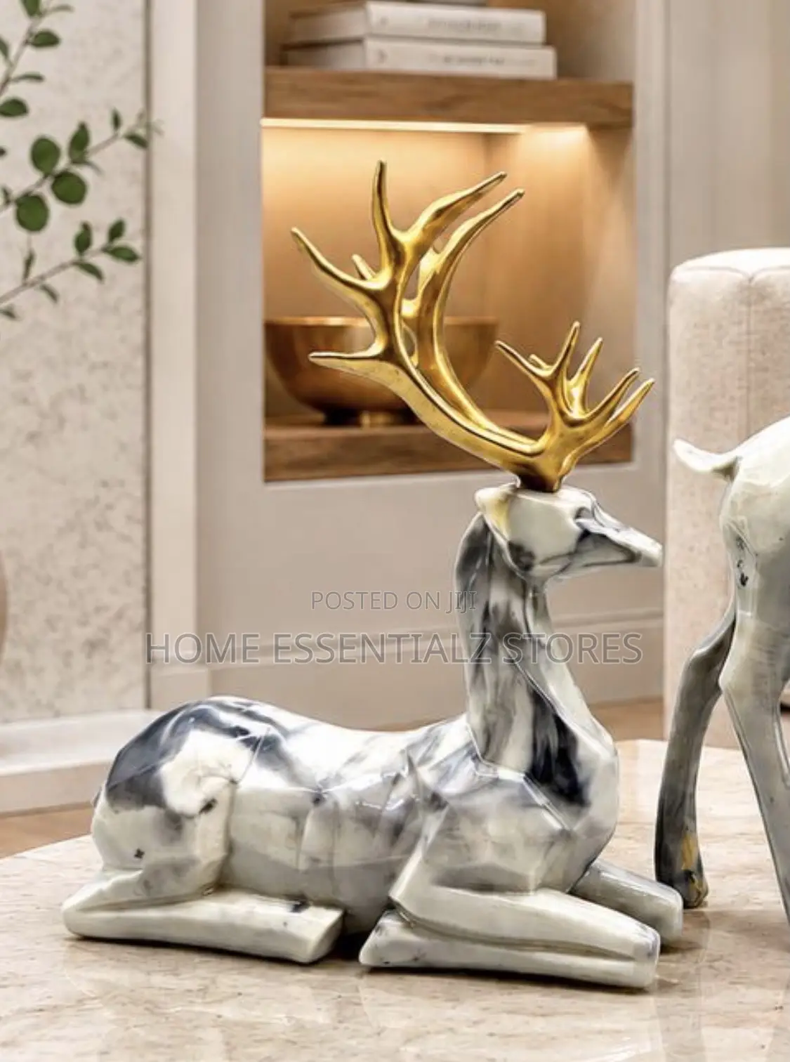 Luxury Deer Figurine Set - Animal Figurines Gift Item