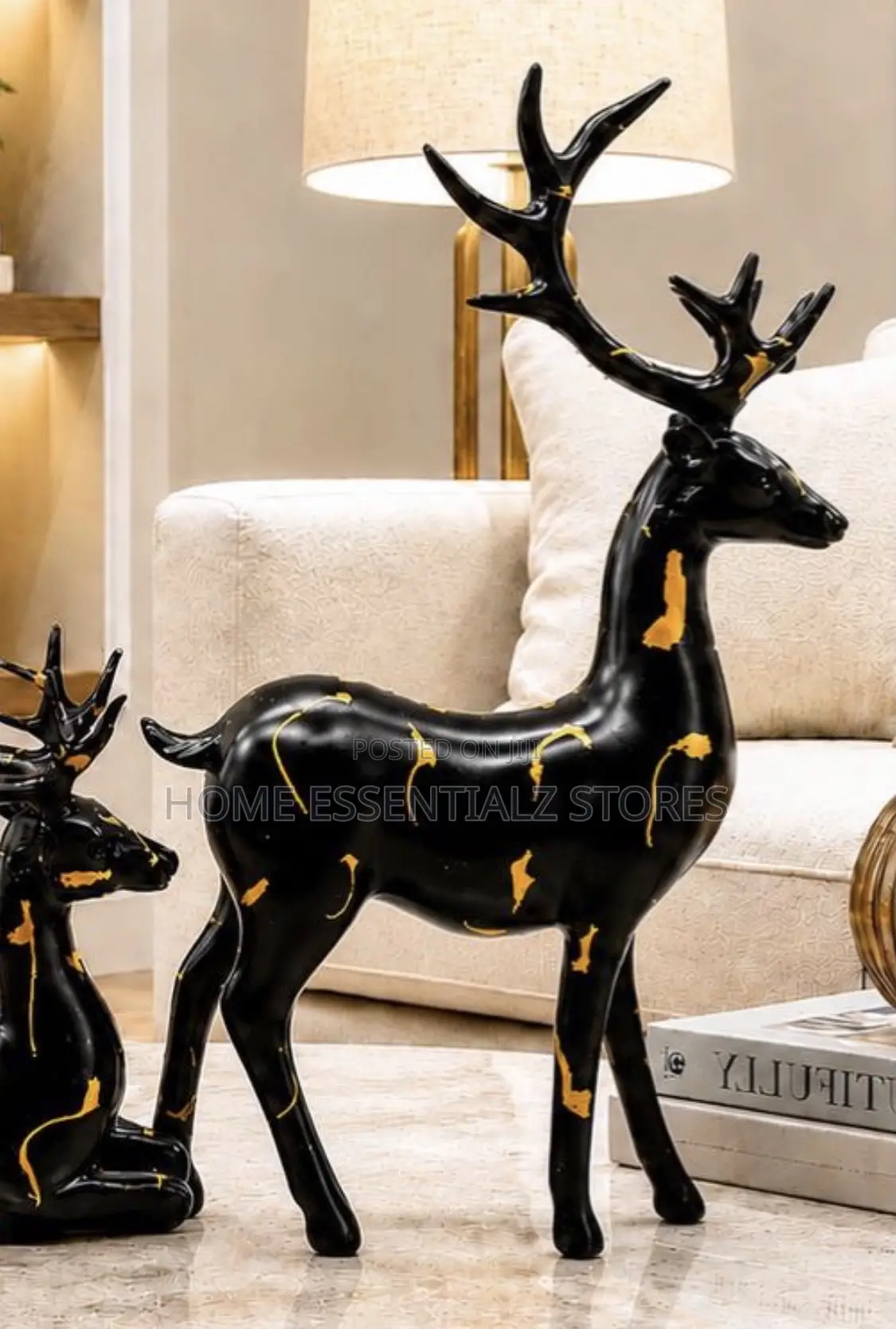 Luxury Deer Figurine Set - Animal Figurines Gift Item