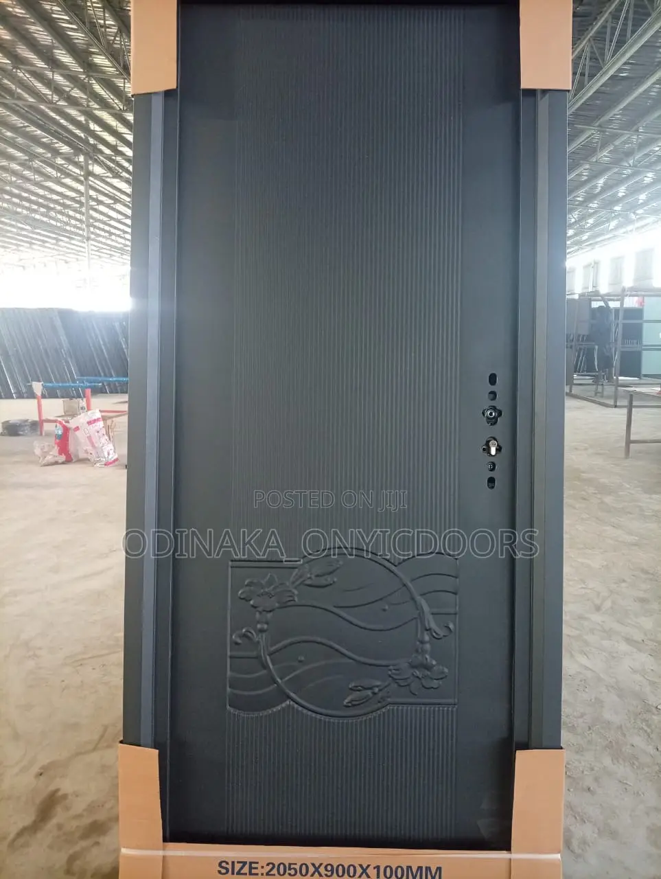 7ft by 3ft. 100mm German Steel (Straight Lines With Flower Design)