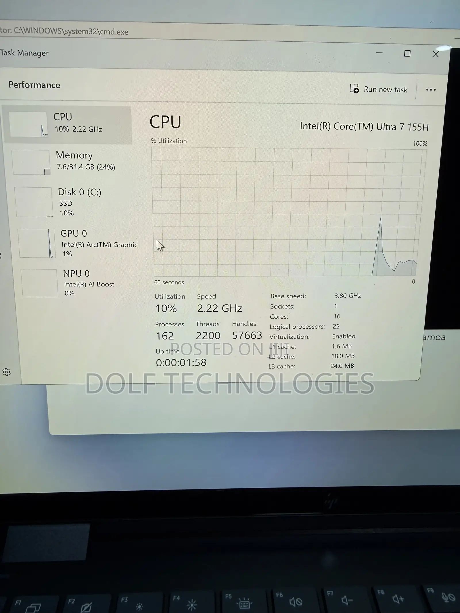 Laptop HP Spectre 14 32GB Intel Core Ultra 7 SSD 2T