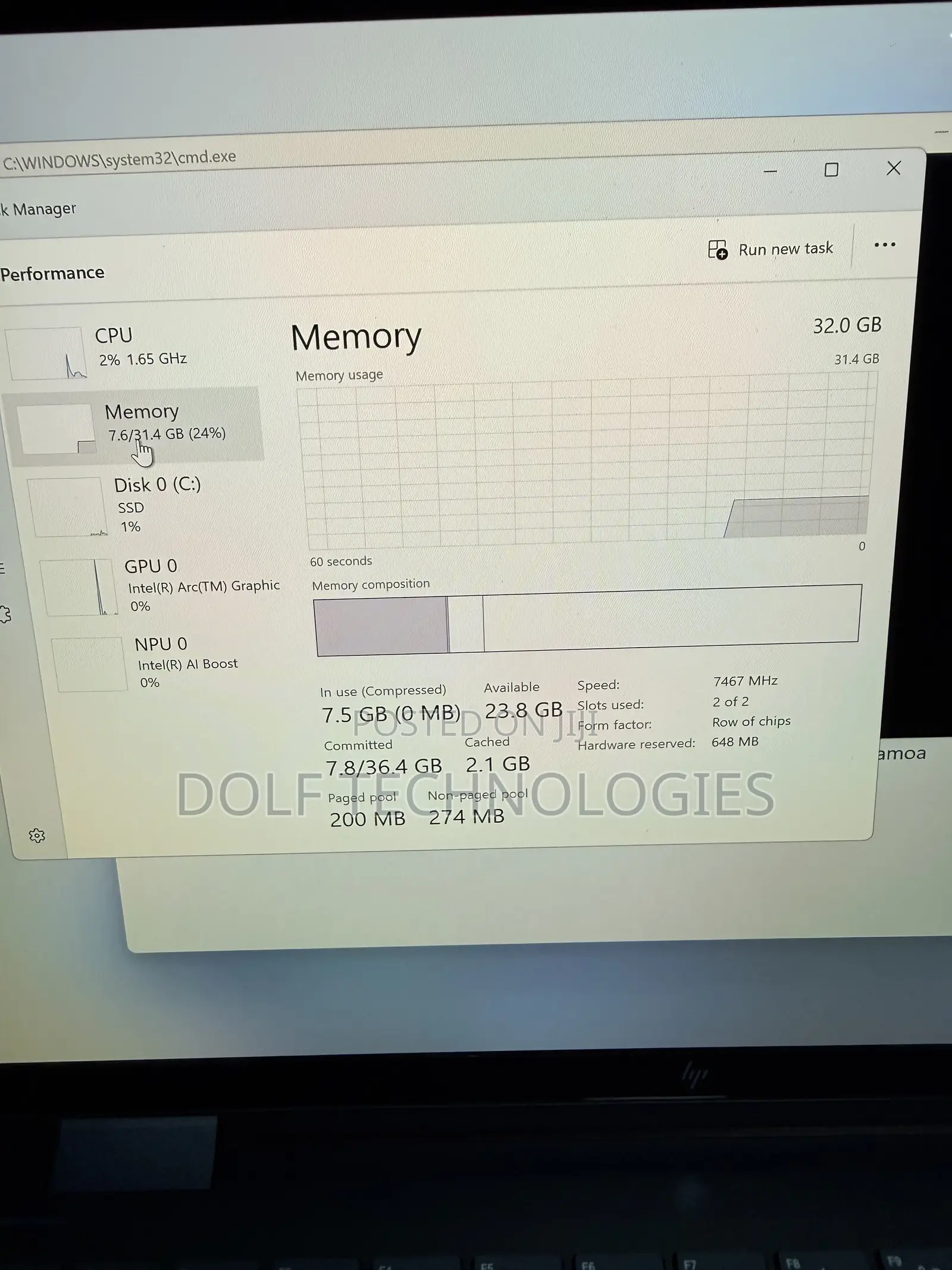 Laptop HP Spectre 14 32GB Intel Core Ultra 7 SSD 2T