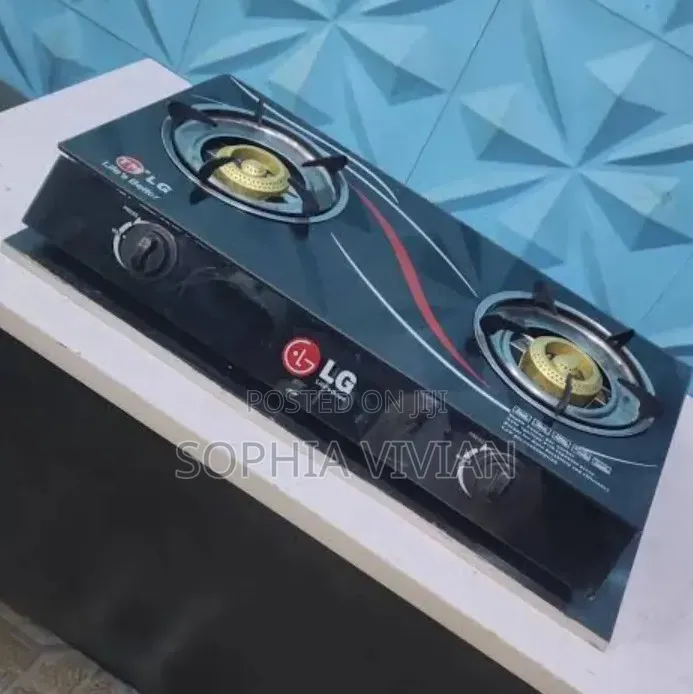 LG Model LG-115 Table Top 2-Burner Gas Cooker.