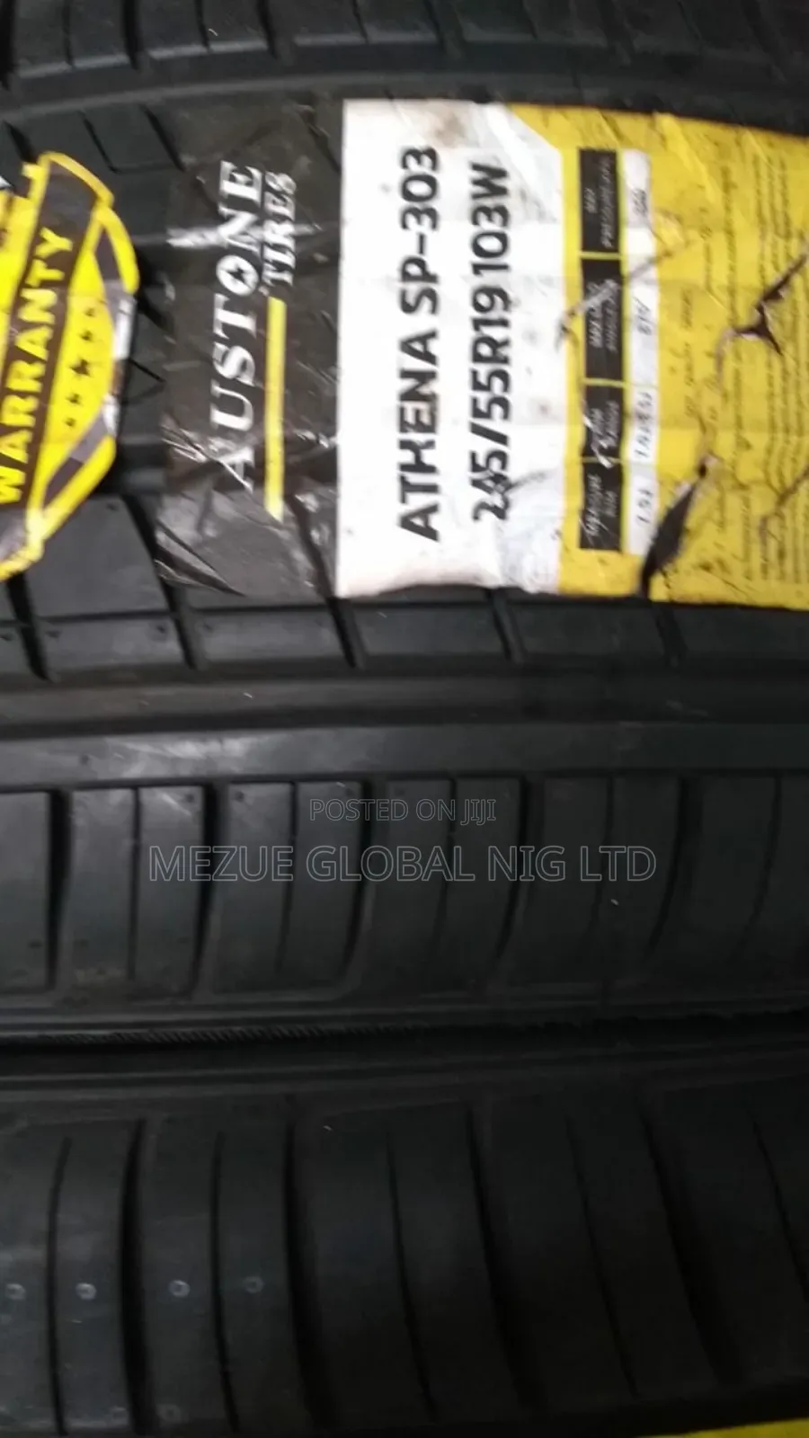 Anthena Tyre 345/55/R19 for Highlander Etc 