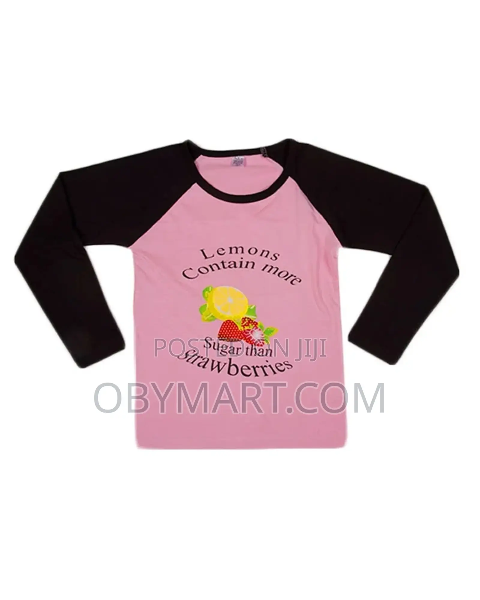 Lemon Contain More Sugar Than Strawberry Top-Pink