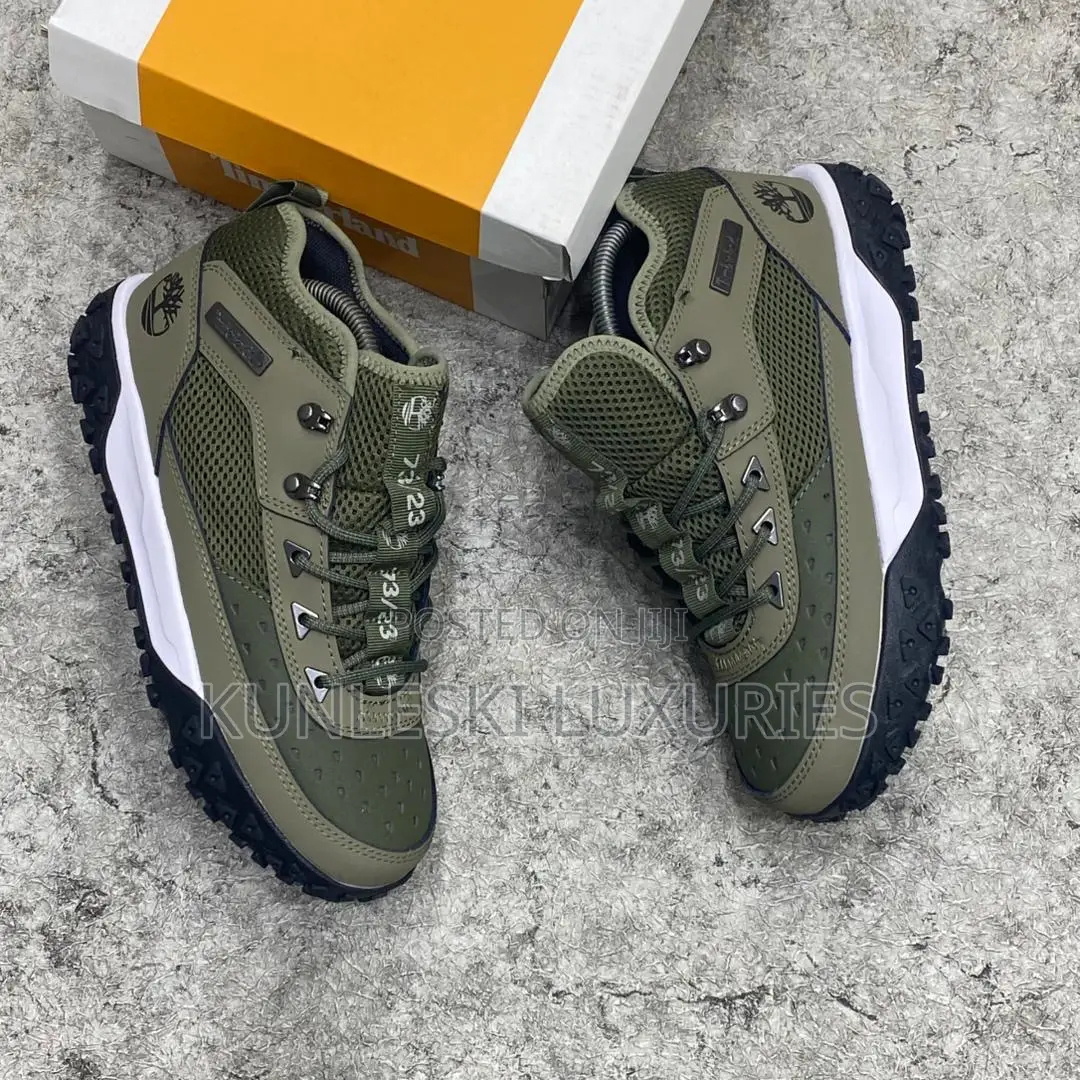 Original Timbeland Olive Green Stride Motion 6 Boot Sneakers