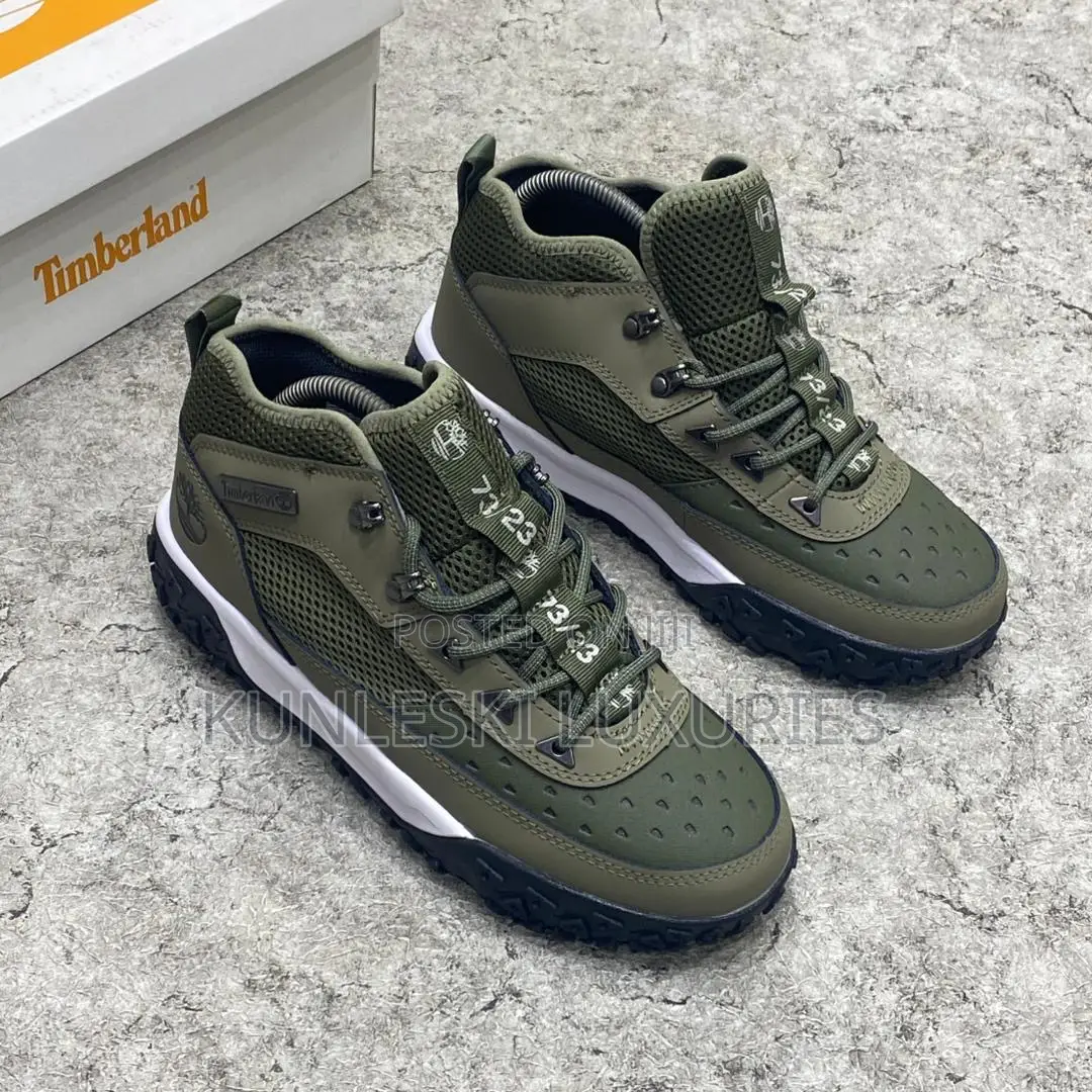 Original Timbeland Olive Green Stride Motion 6 Boot Sneakers