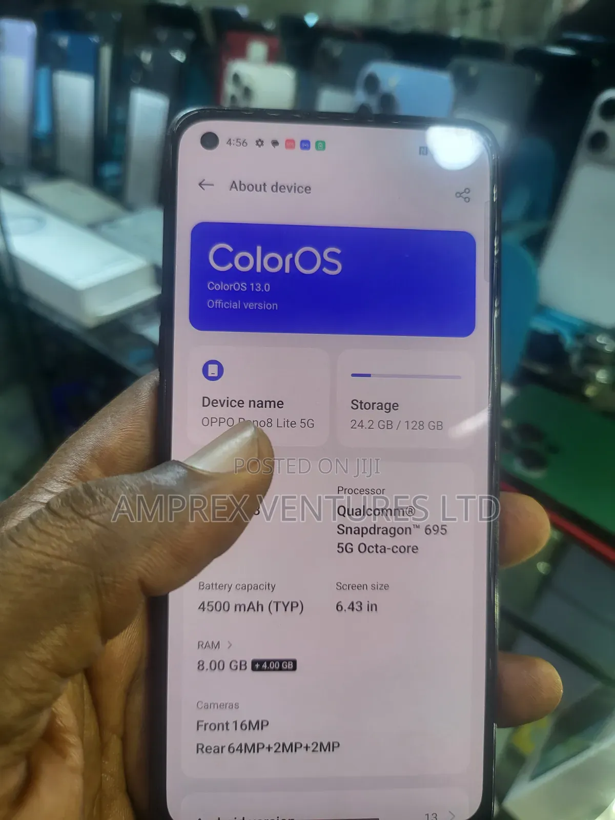 Oppo Reno8 Lite 128 GB Black