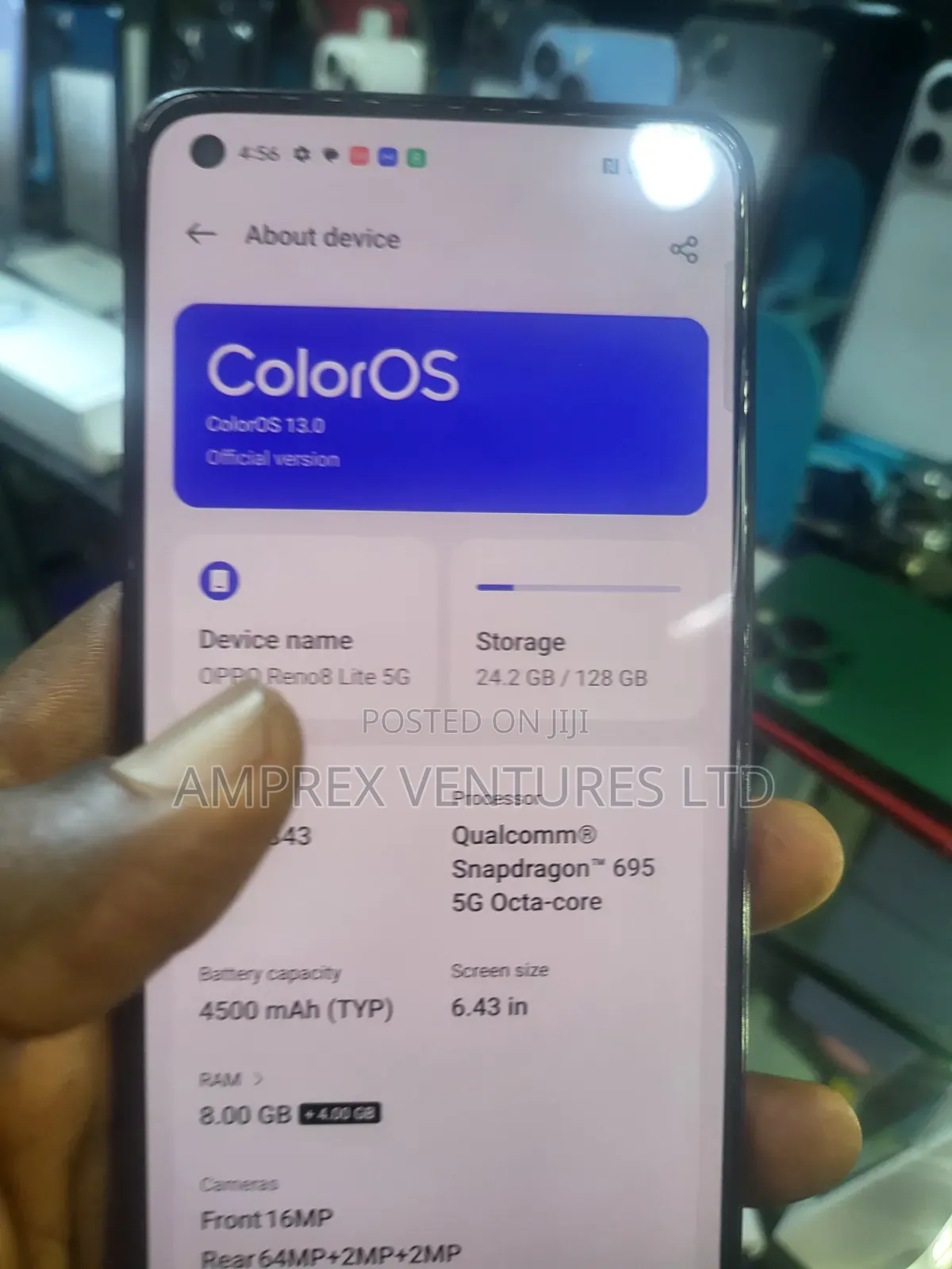 Oppo Reno8 Lite 128 GB Black